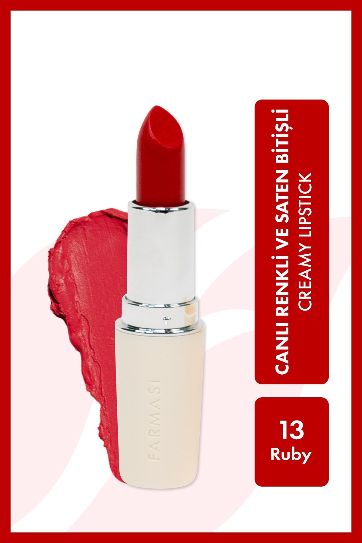 Creamy Lipstick 13 Rubby 4 gr