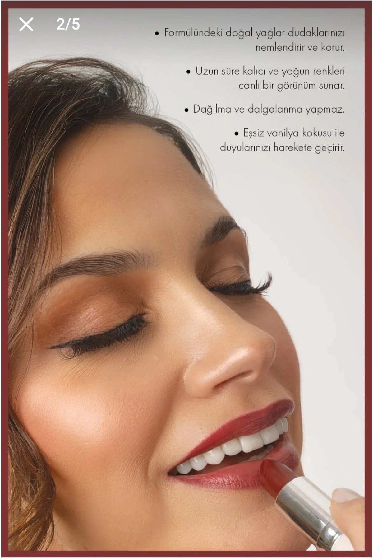 Creamy Lipstick Ruj 06 Hot Cherry