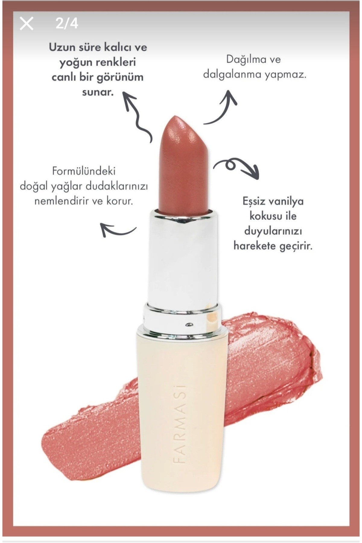 Creamy Lipstick Ruj 07 Nude Pink