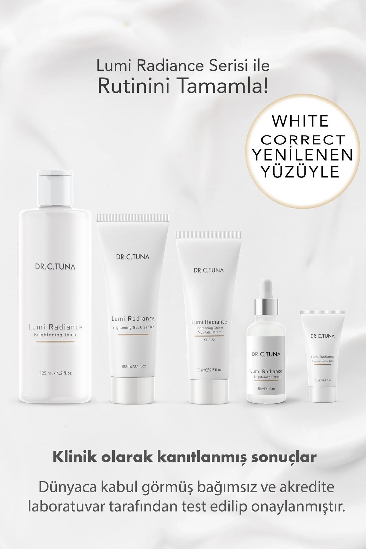 DR. C. TUNA LUMI CILT AYDINLATICI KREM 75ML