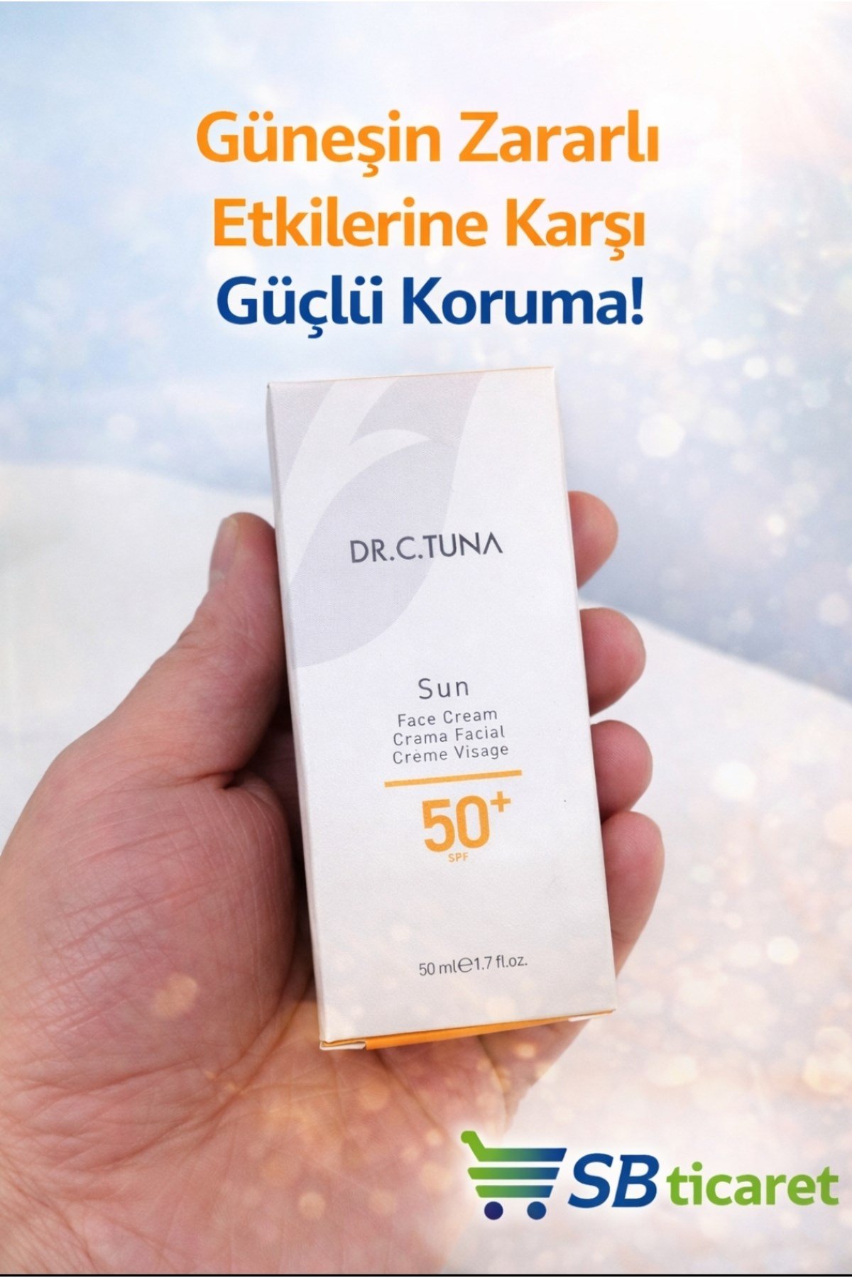 DR. C. TUNA SUN SERİSİ GÜNEŞ KREMİ 50 SPF 50 ML