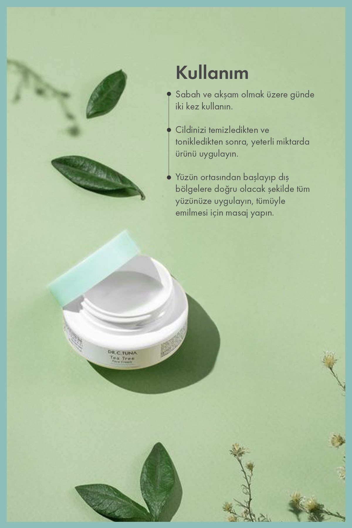 Dr. C. Tuna Çay Ağacı Yağı Nemlendirici Yüz Kremi 50 Ml