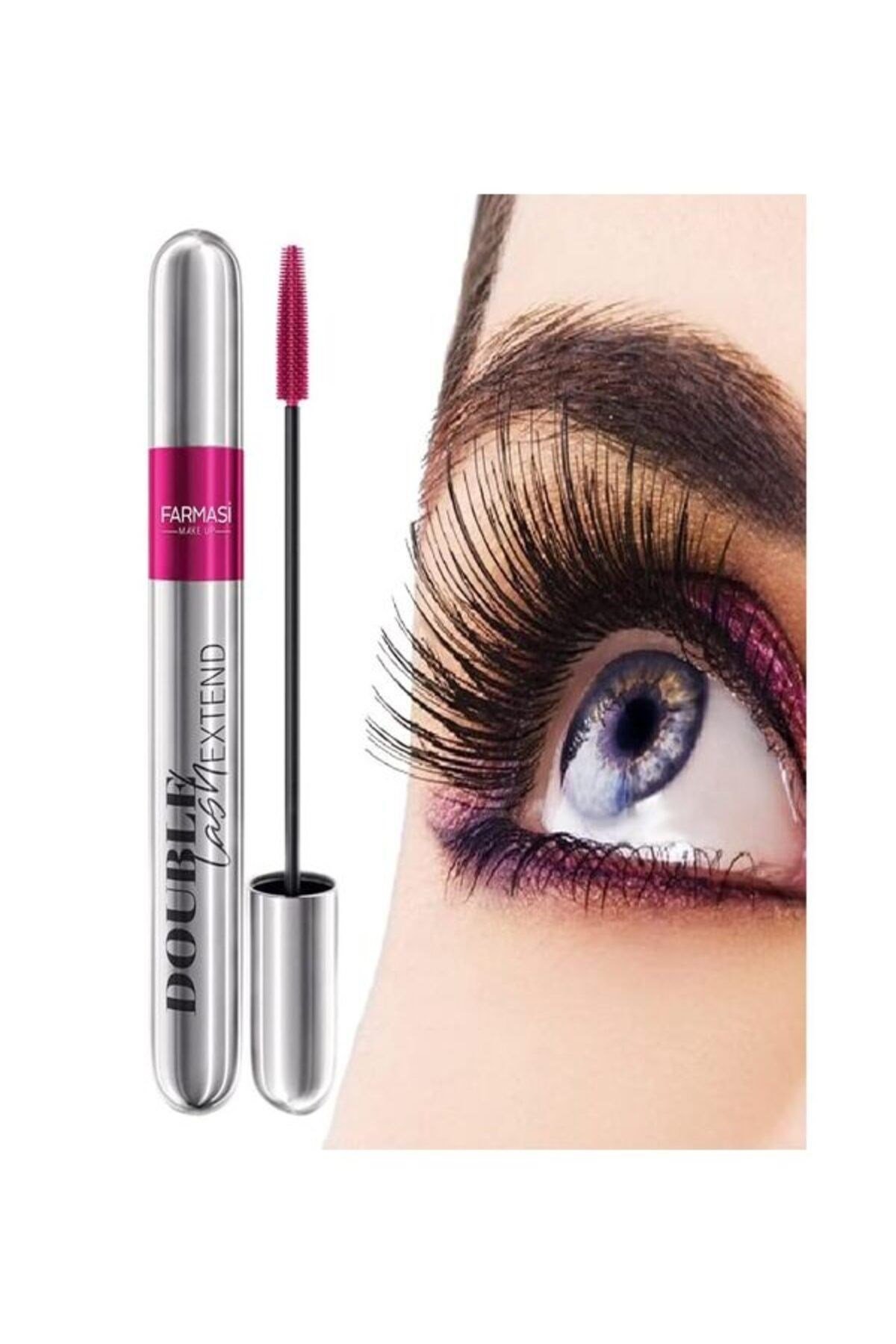 FARMASİ DOUBLE LASH EXTEND 12 ML/KİRPİK UZATMA MASKARASI/HACİM VE UZUNLUK/BESLEYİCİ