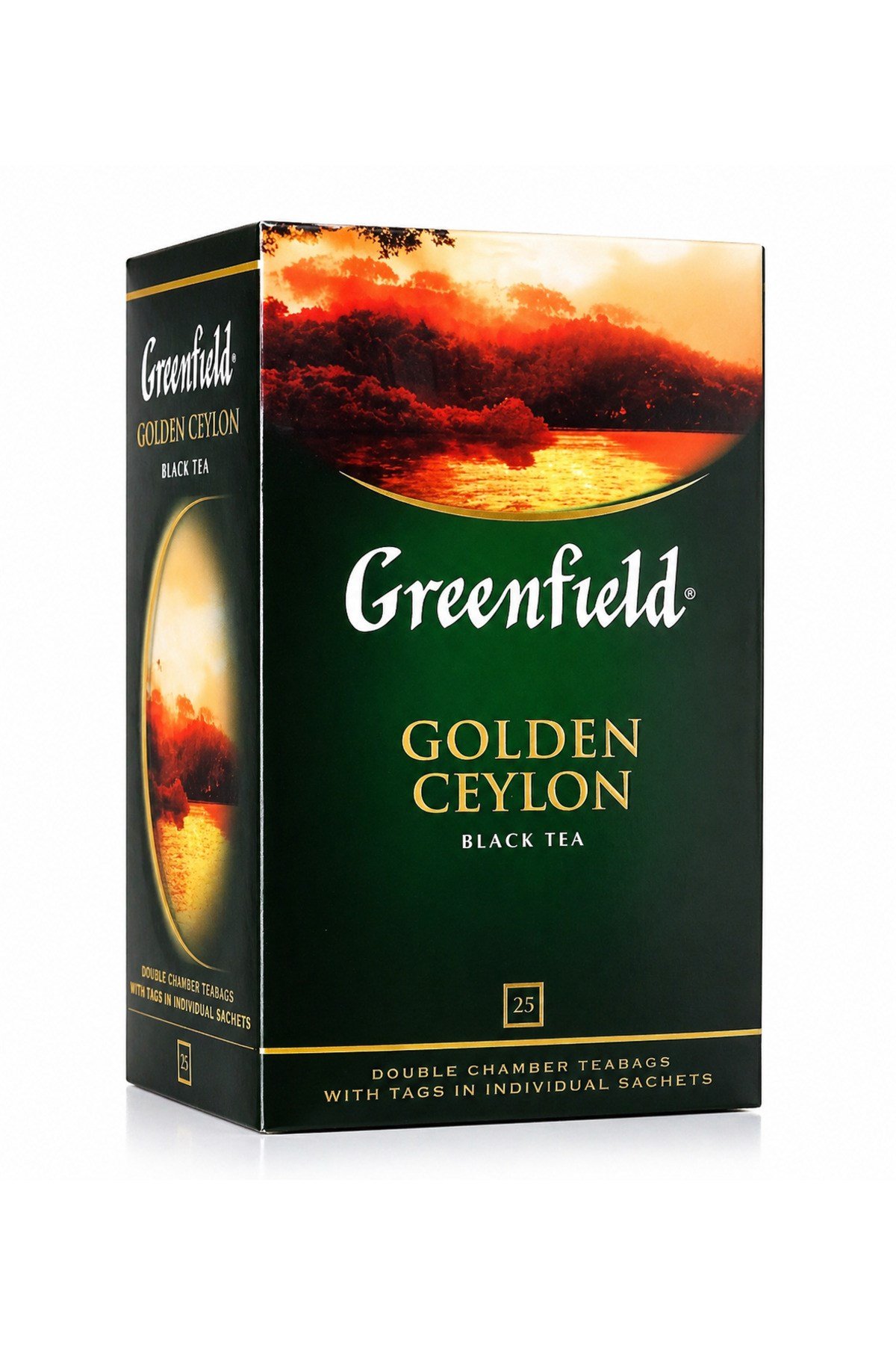 Greenfield Golden Ceylon Siyah Çay 25’li Bardak Poşet – Yoğun Aromalı Demlik Çay