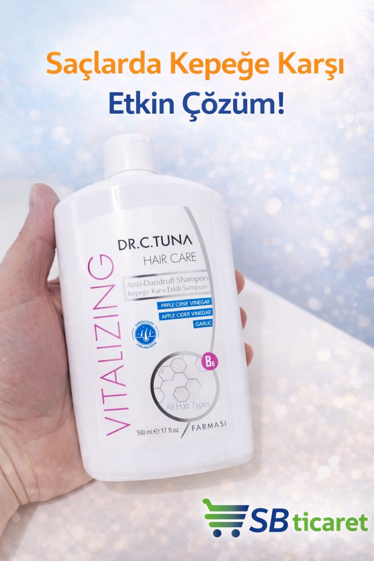KEPEĞE KARŞI ŞAMPUAN & SARIMSAKLI ŞAMPUAN 500ML+500ML
