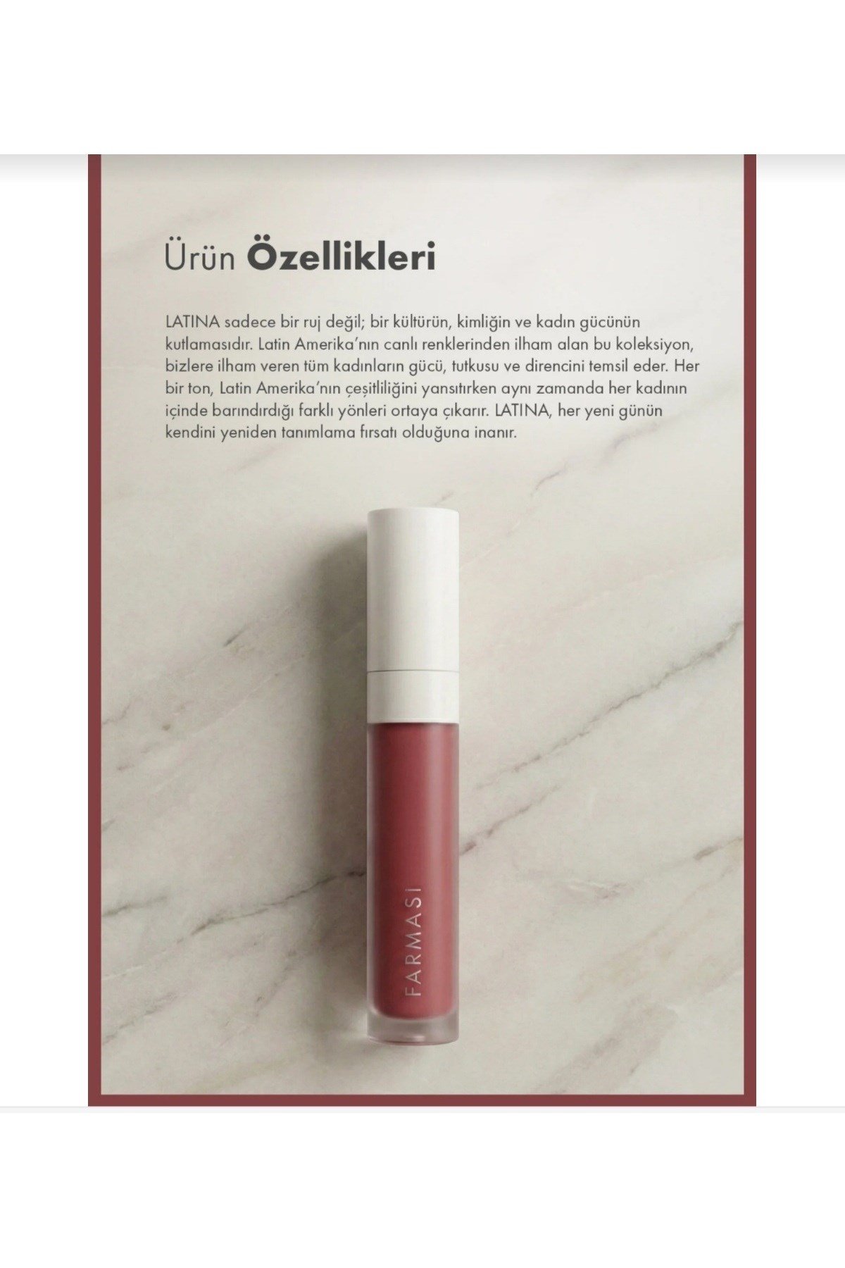 LATİNA RUJ O5 POSITIVA ORJINAL URUNU