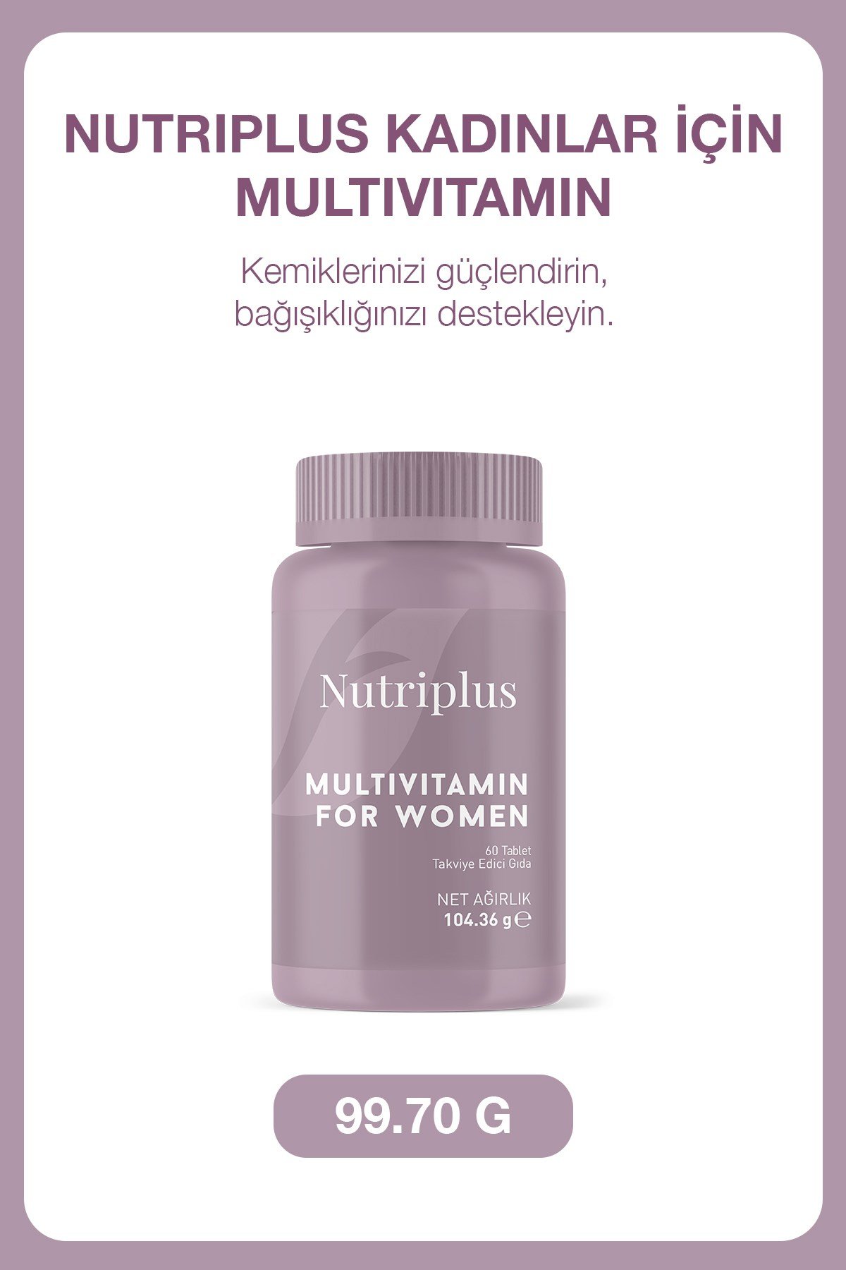 Nutriplus Kadınlar Için Multivitamin 60 Tablet