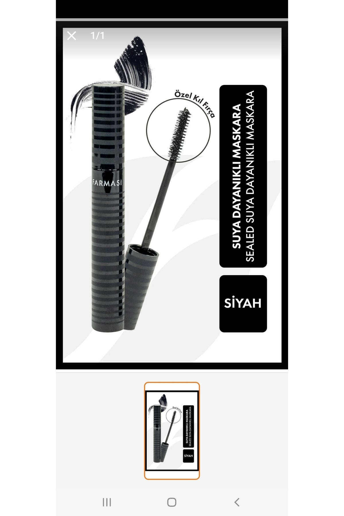 Sealed Suya Dayanıklı Maskara 9 ml