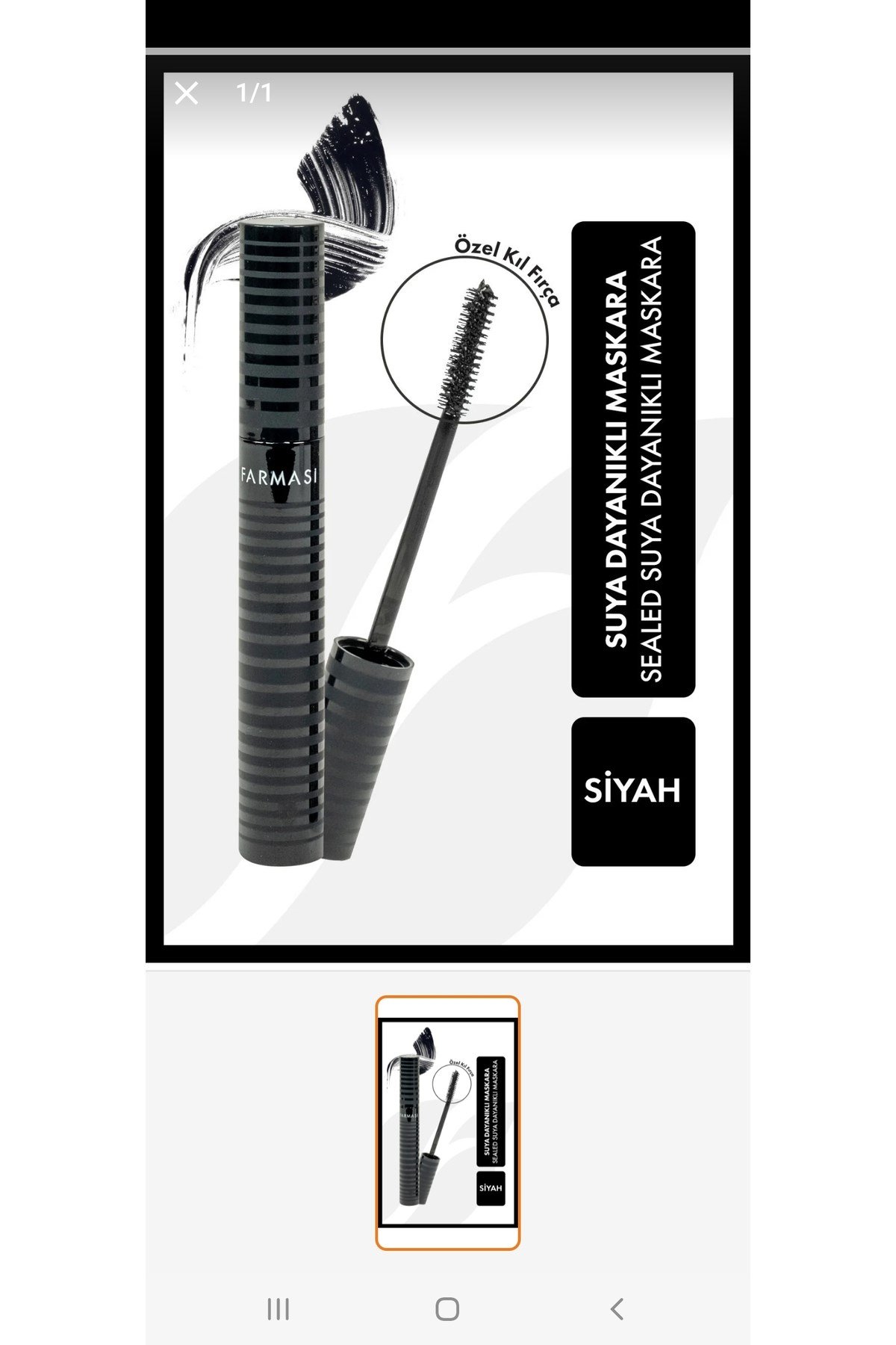 Sealed Suya Dayanıklı Maskara 9 ml