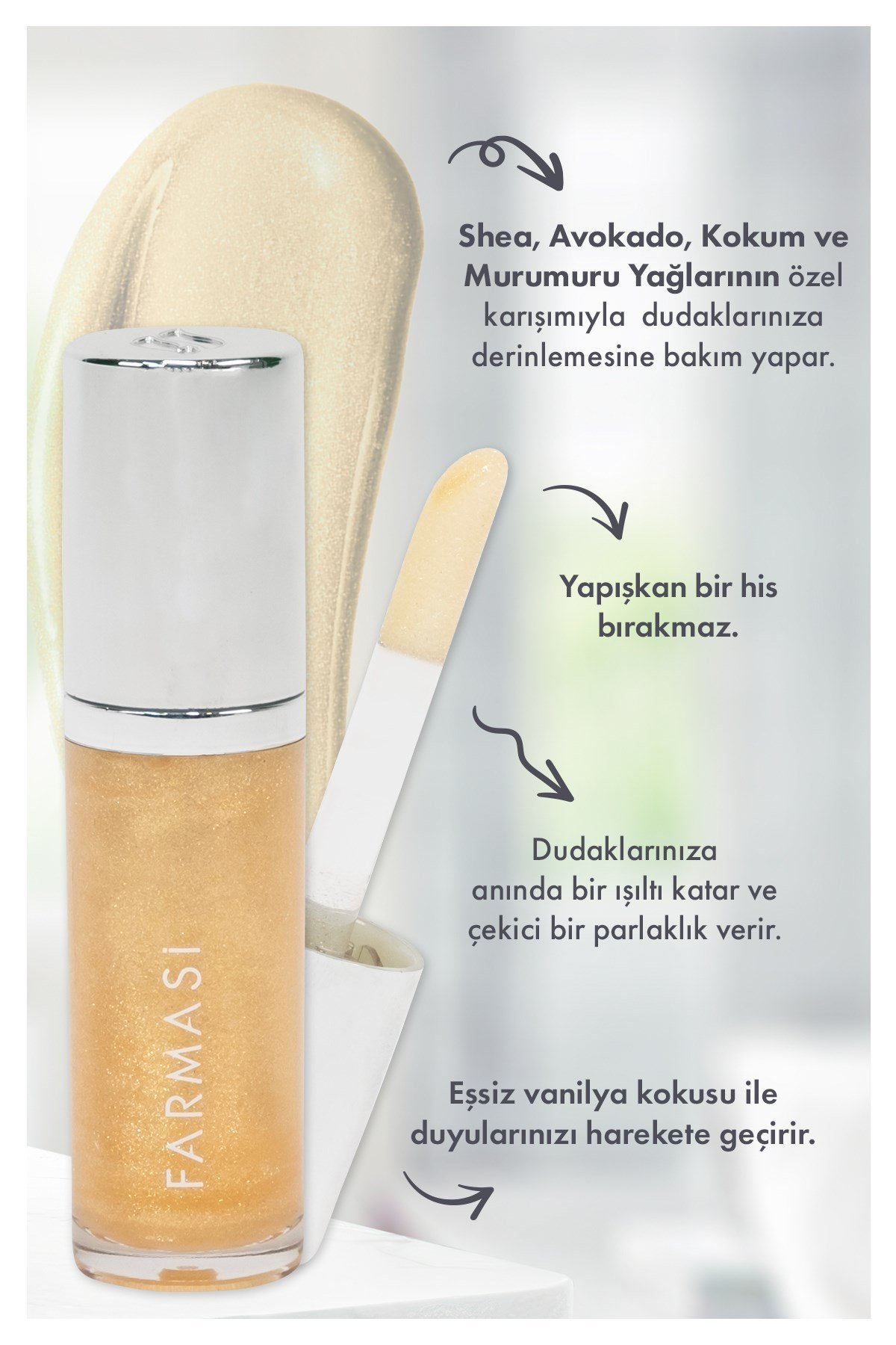 Ultimate Shine Dudak Parlatıcısı 01 Golden Topaz