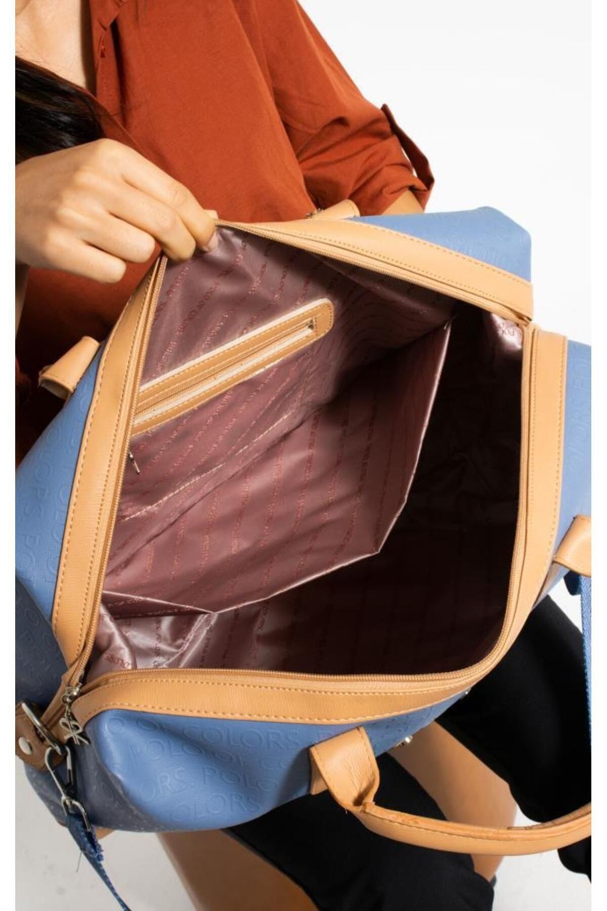 Bigbag Bebemavisitabagofraj Baskı Çok Amaçlı Seyhat Çantası 40x58 Ebatında