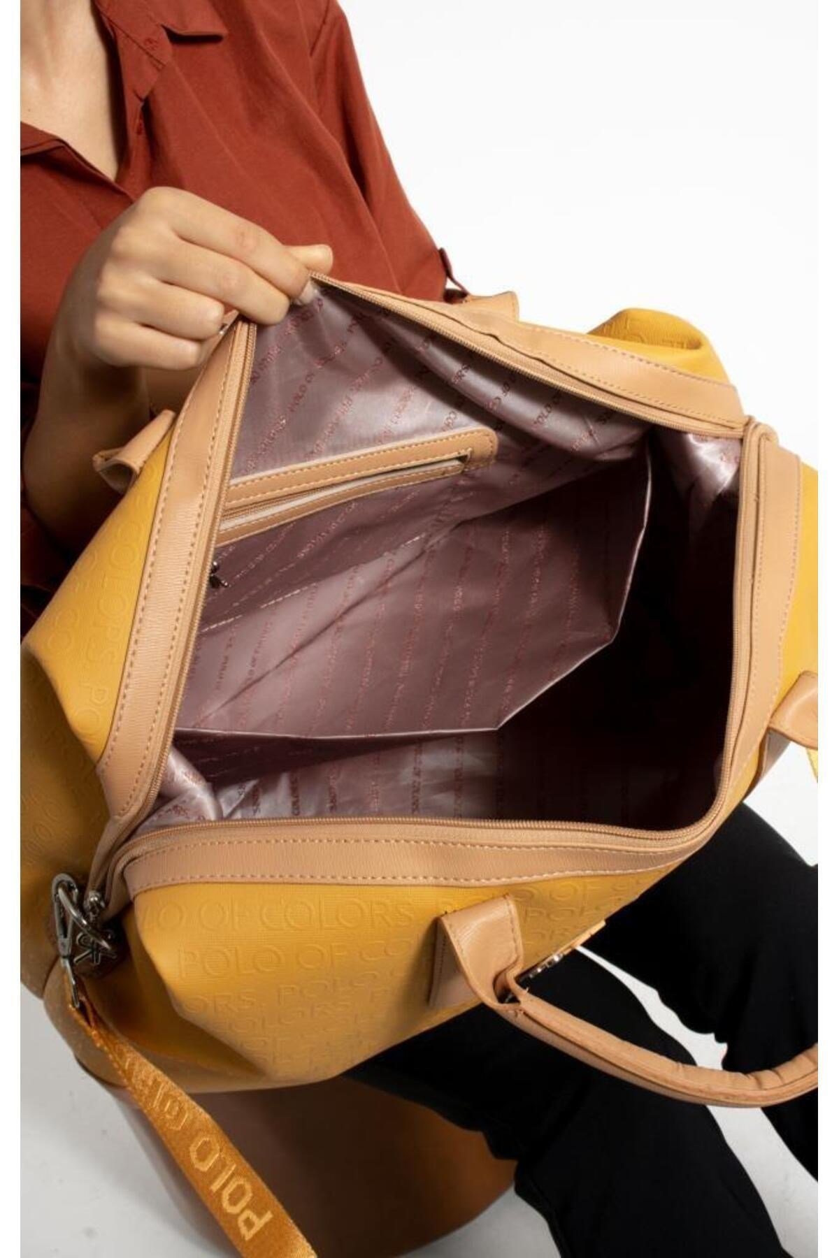 Bigbag Hardalsarısıtabagofraj Baskı Çok Amaçlı Seyhat Çantası 40x58 Ebatında