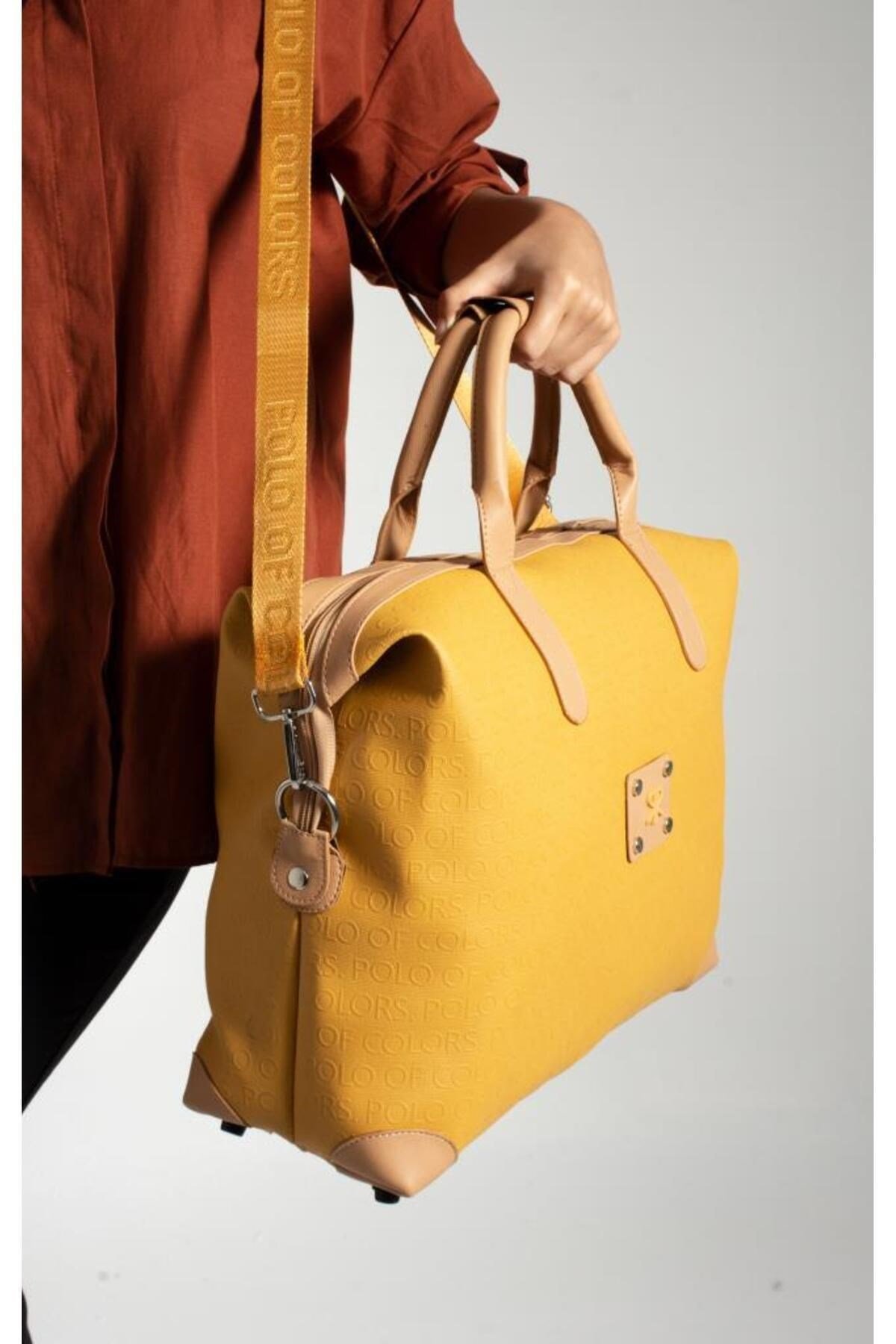 Bigbag Hardalsarısıtabagofraj Baskı Çok Amaçlı Seyhat Çantası 40x58 Ebatında