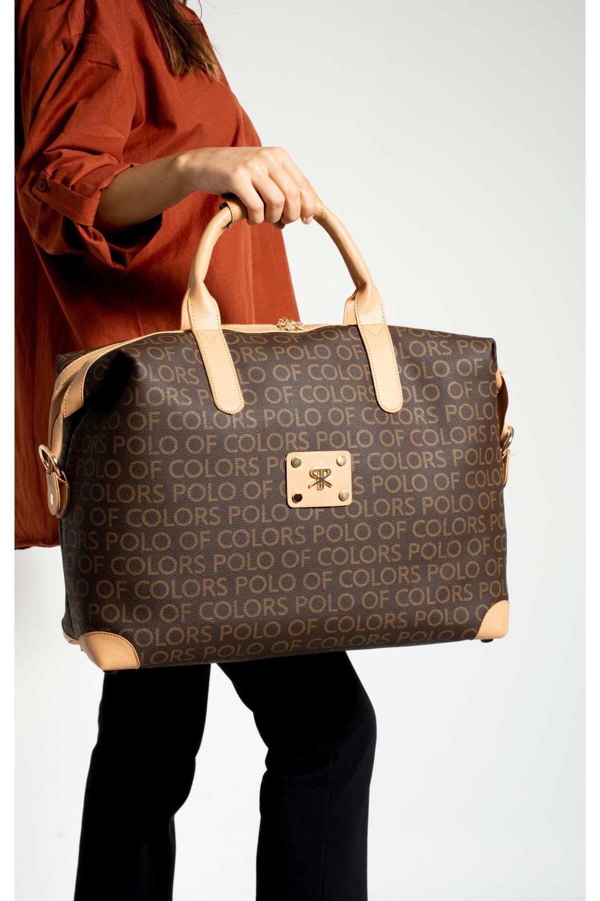 Bigbag Kahvekamelempirme Baskı Çok Amaçlı Seyhat Çantası 40x58 Ebatında