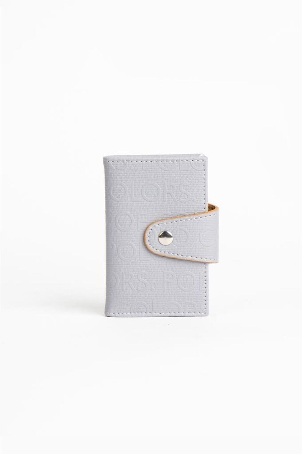 Emiliy Gri Gofraj Desen Çok Amaçlı unisex Kartlık 7x11 Ebatında