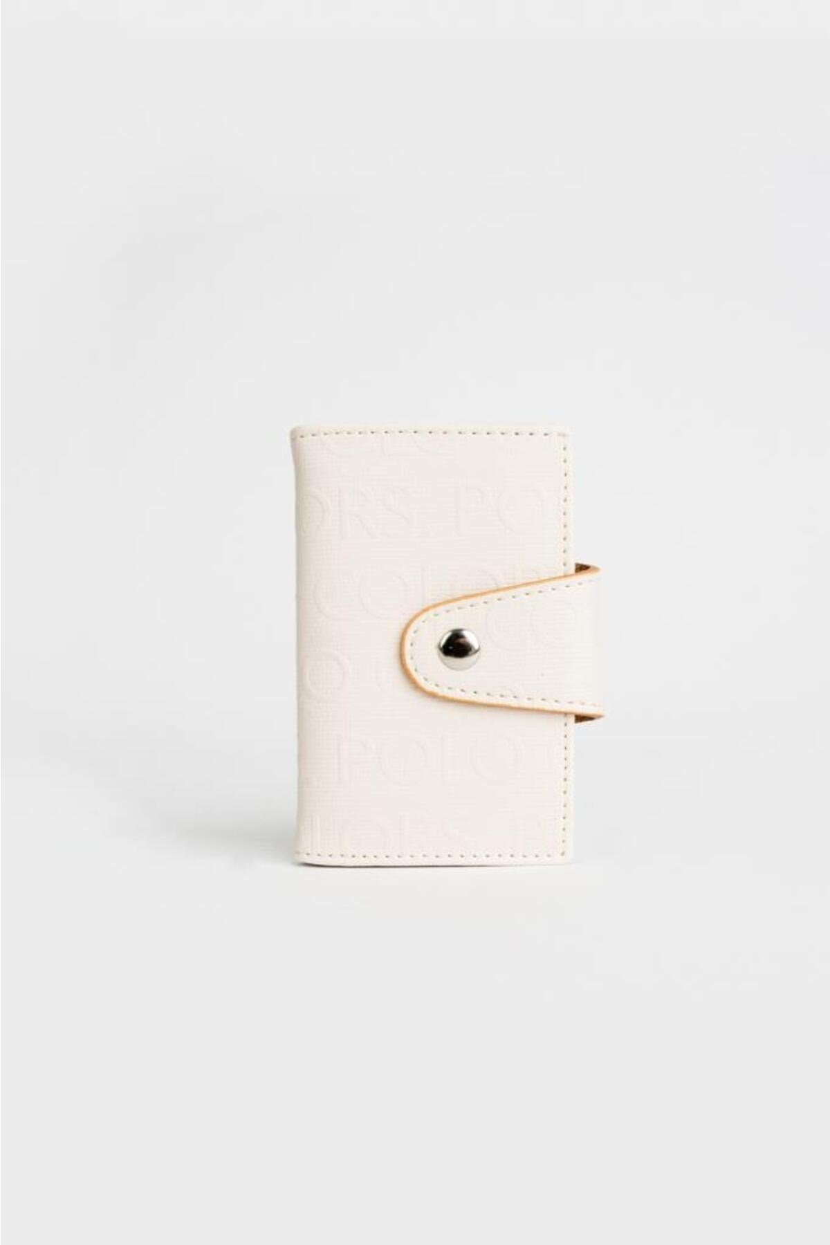 Emiliy Krem Gofraj Desen Çok Amaçlı unisex Kartlık 7x11 Ebatında