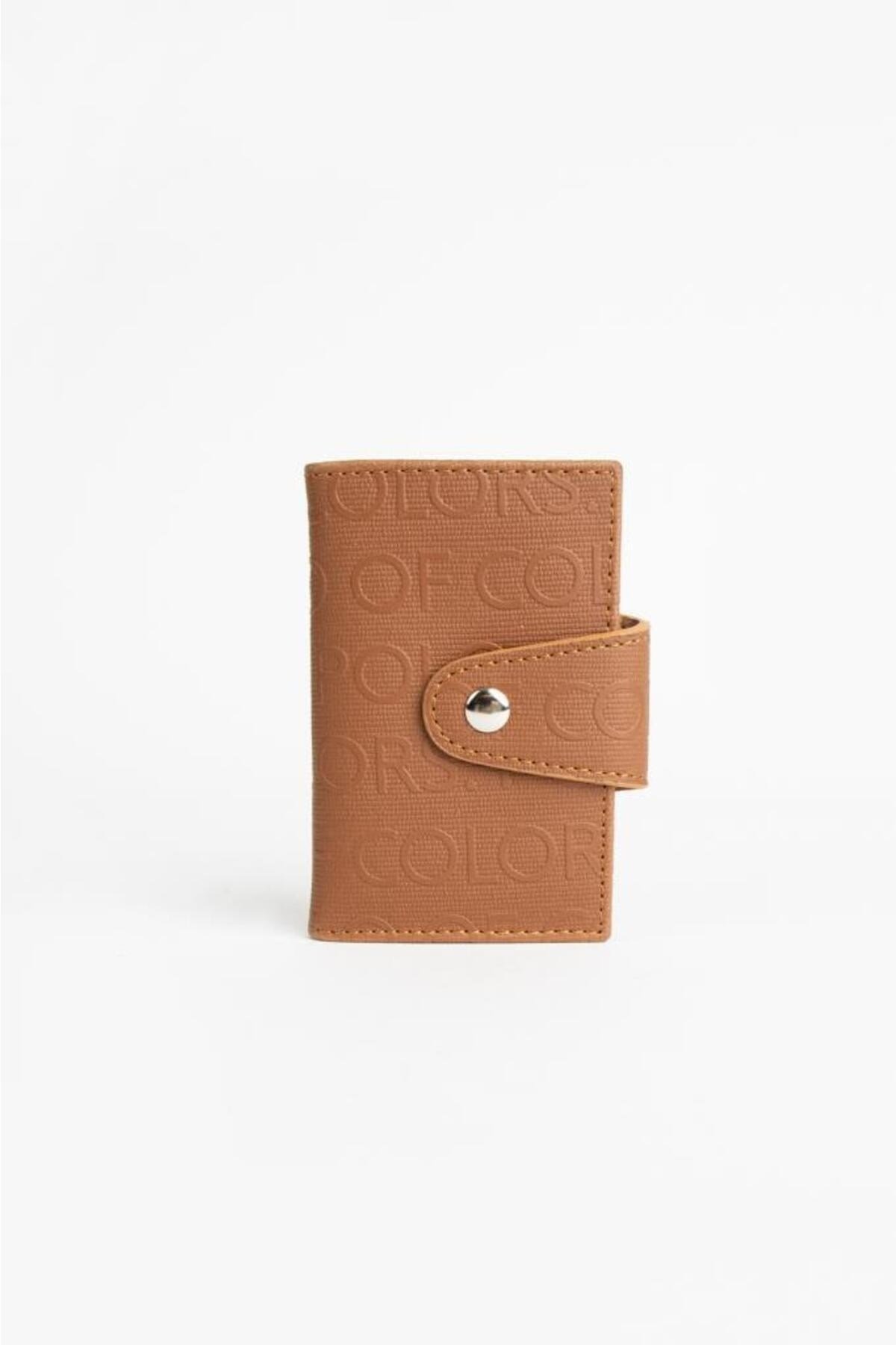 Emiliy Taba Gofraj Desen Çok Amaçlı unisex Kartlık 7x11 Ebatında