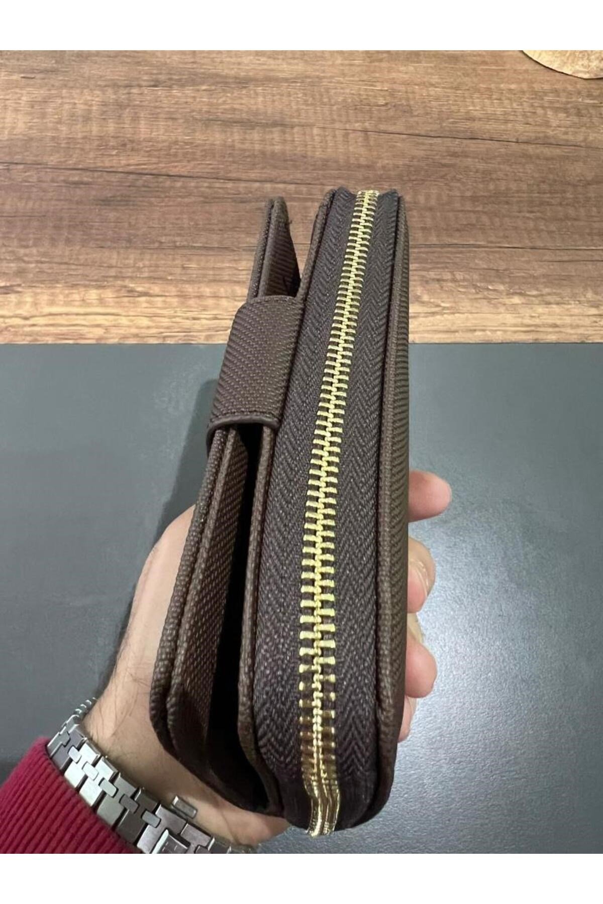 Nili Lkkahve Kadın El Cüzdanı 10x17 Ebatında