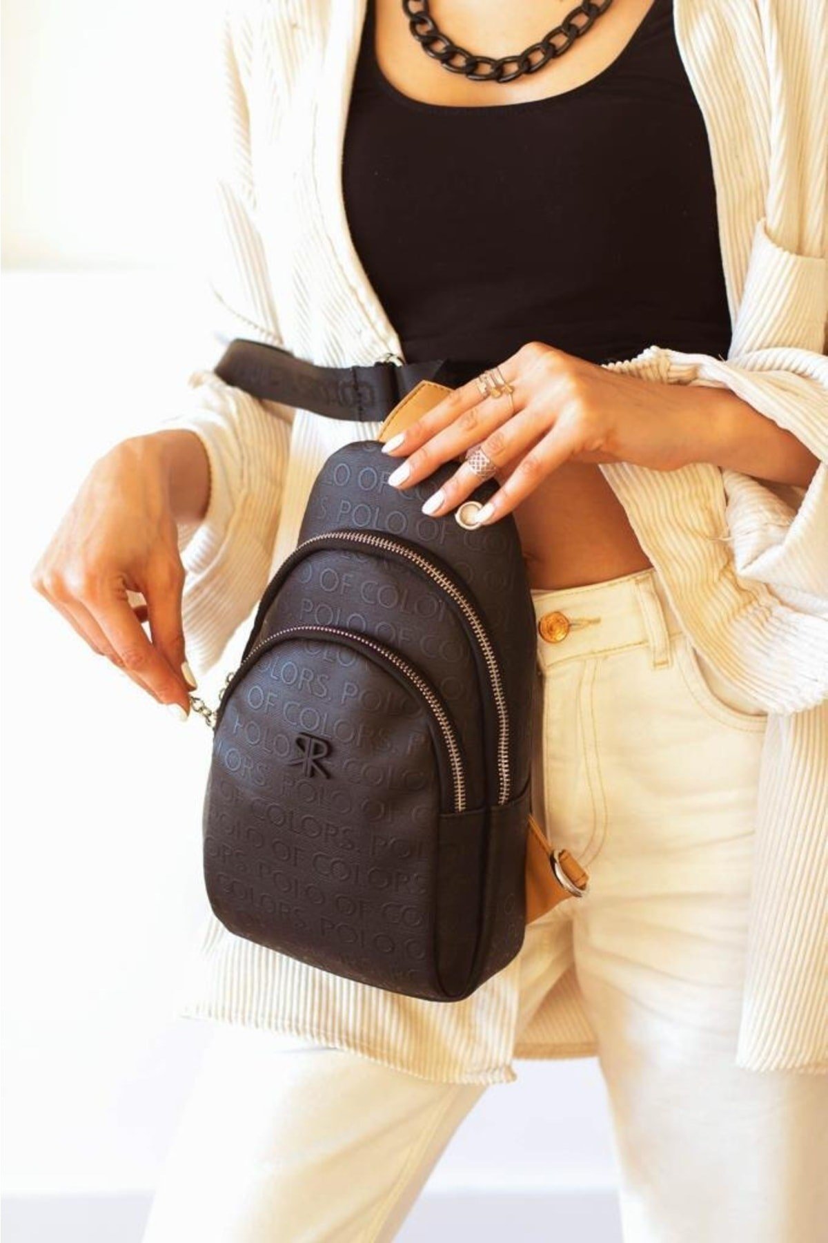 Polo Of Colors Badi Bag Çantamız Uzunluk33 Cm Genişlik 22 Cm