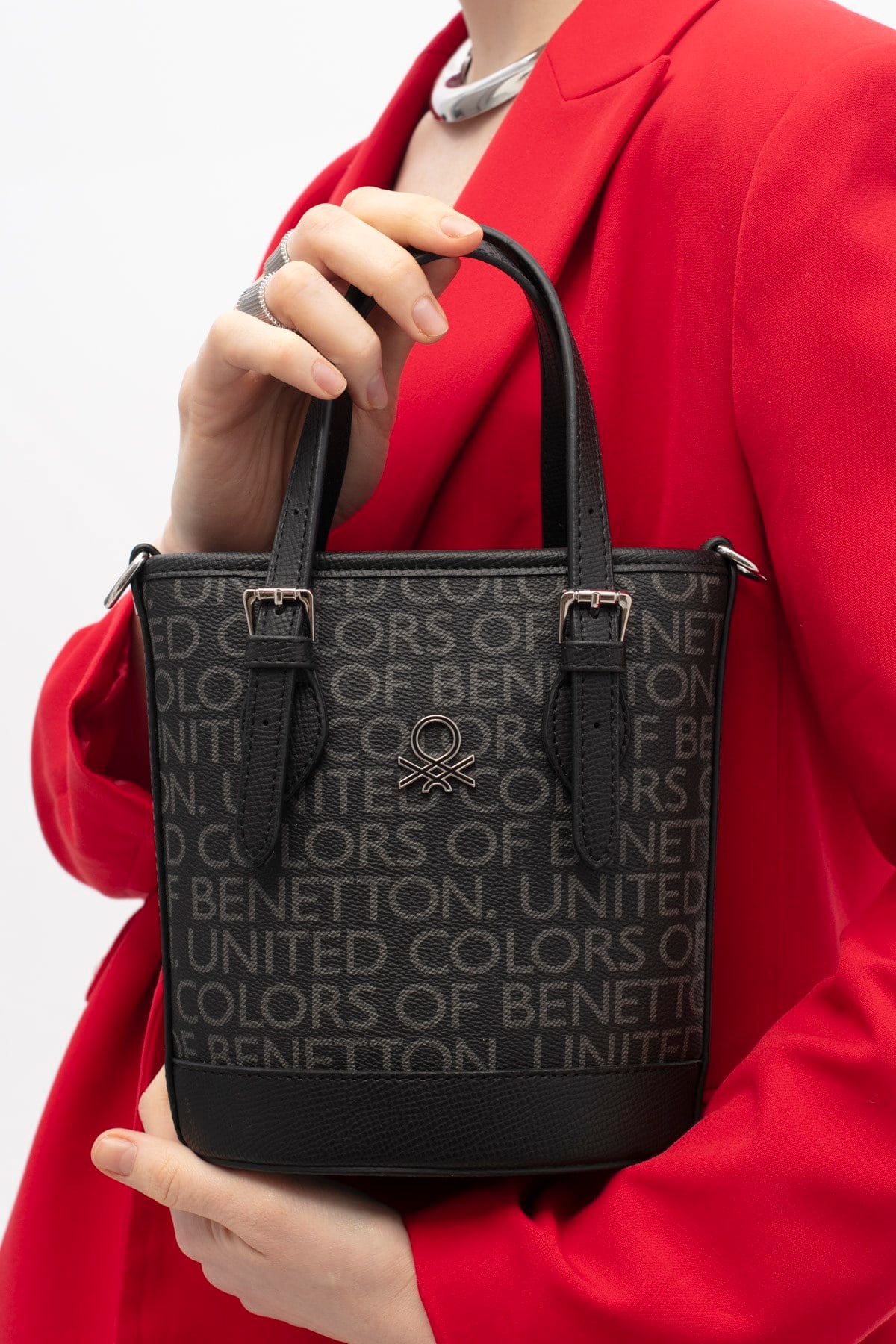 Benetton Kadın Kol Çantası BNT1761 Siyah