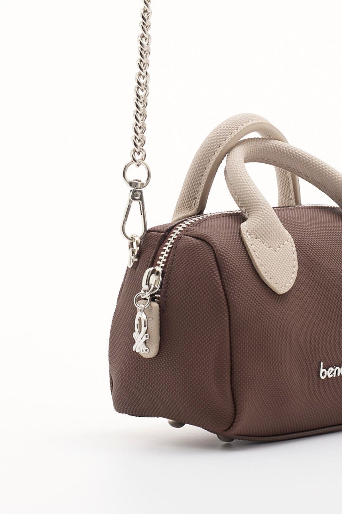 Benetton Kadın Kol Çantası BNT1825 Kahve-Taş