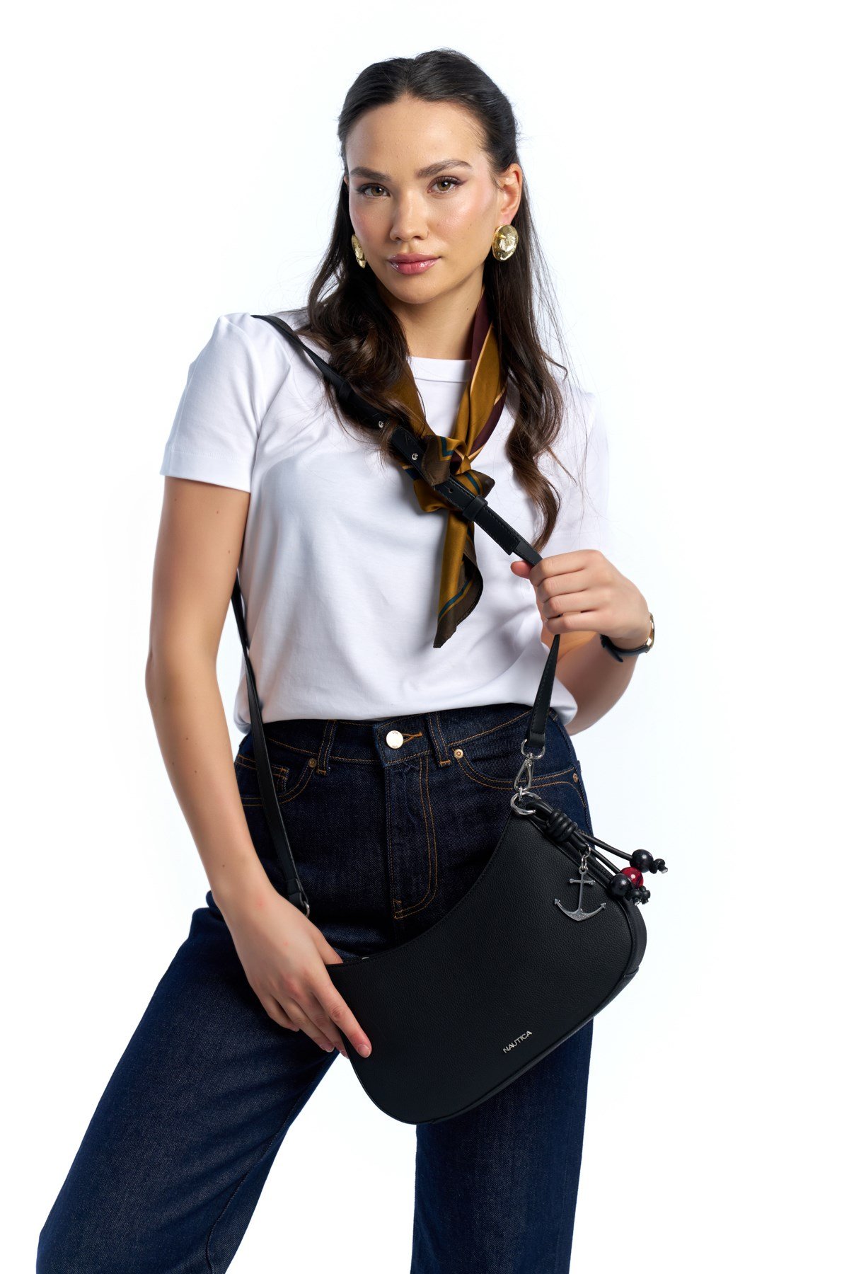 Nautica Cn7666t Kadın Omuz Çantası Siyah
