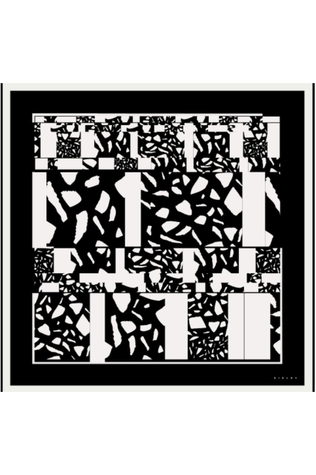Sisley Elisa Desenli Eşarp S-E-2001 Siyah