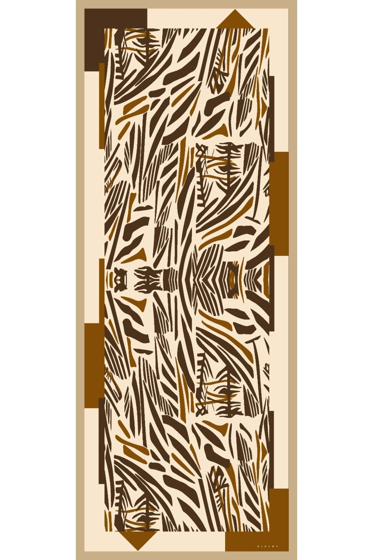 Sisley Esila Desenli Şal S-S-2012 Bej