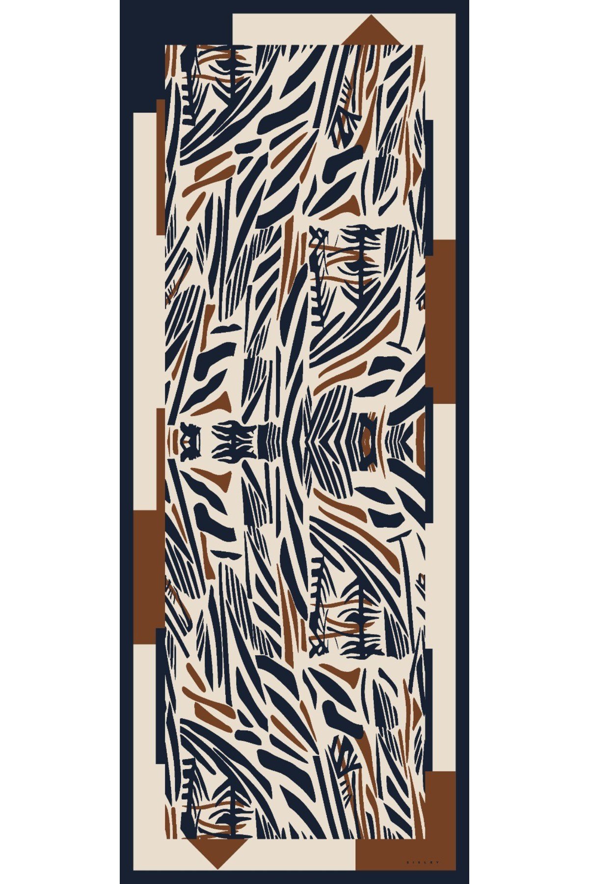 Sisley Esila Desenli Şal S-S-2012 Krem