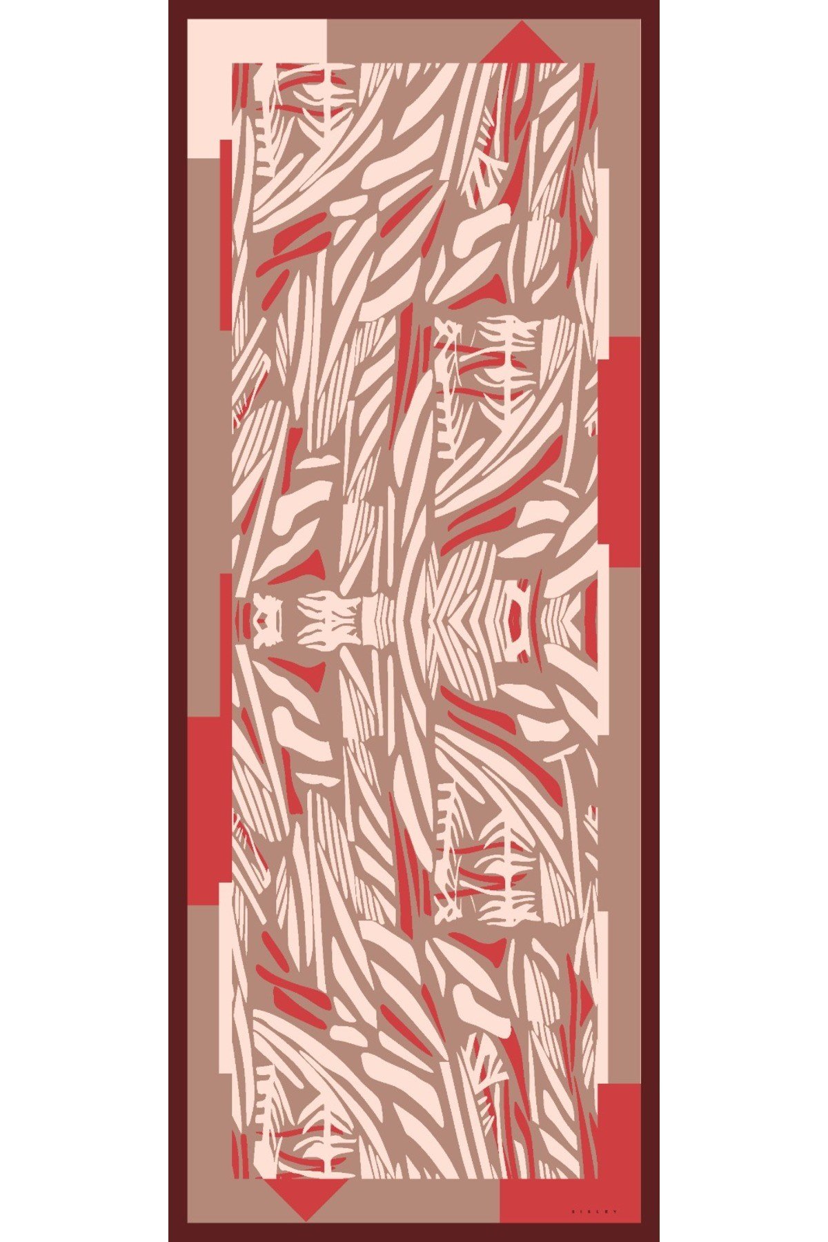 Sisley Esila Desenli Şal S-S-2012 Vizon