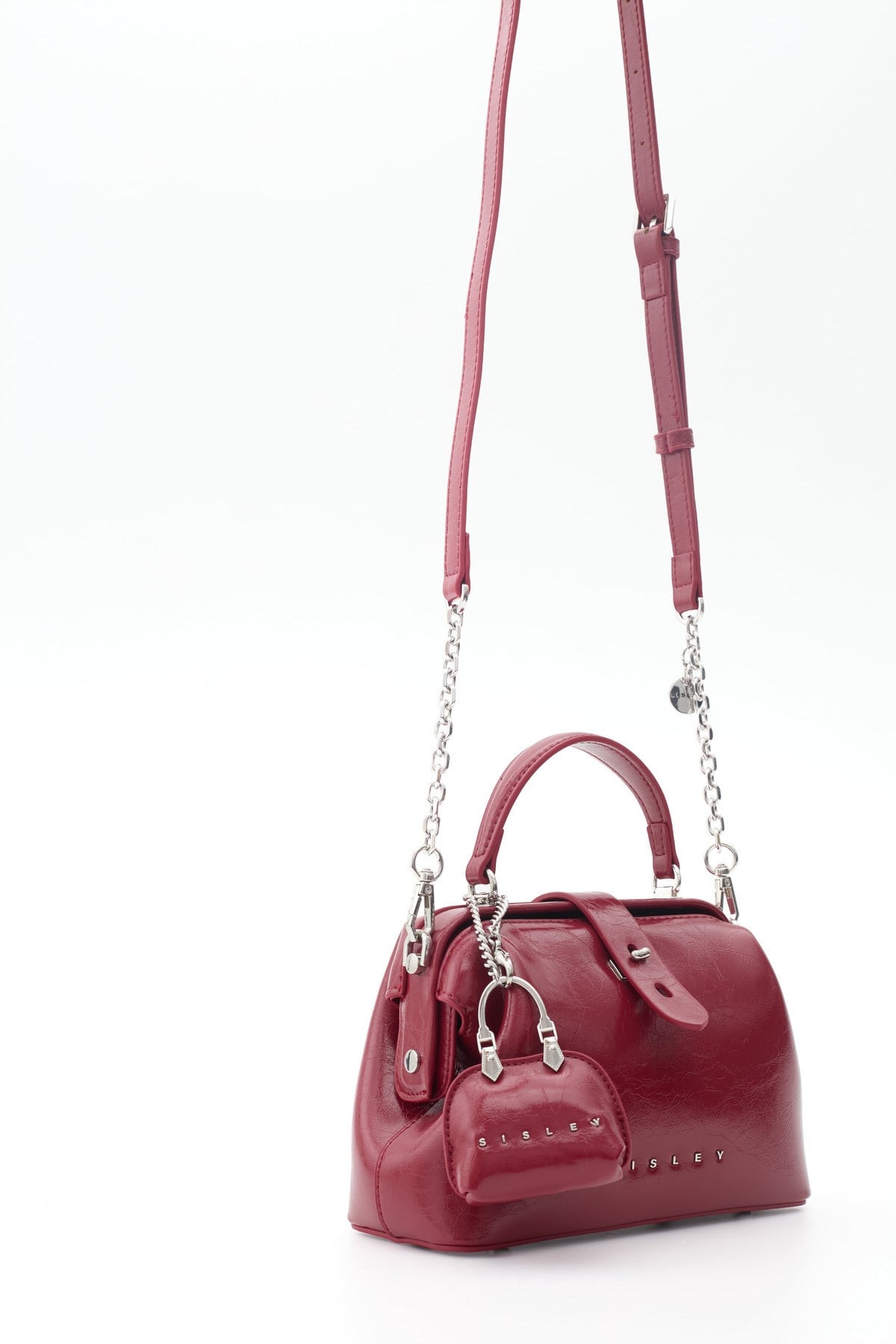 Sisley Kadın El Çantası SLY388 Kırmızı