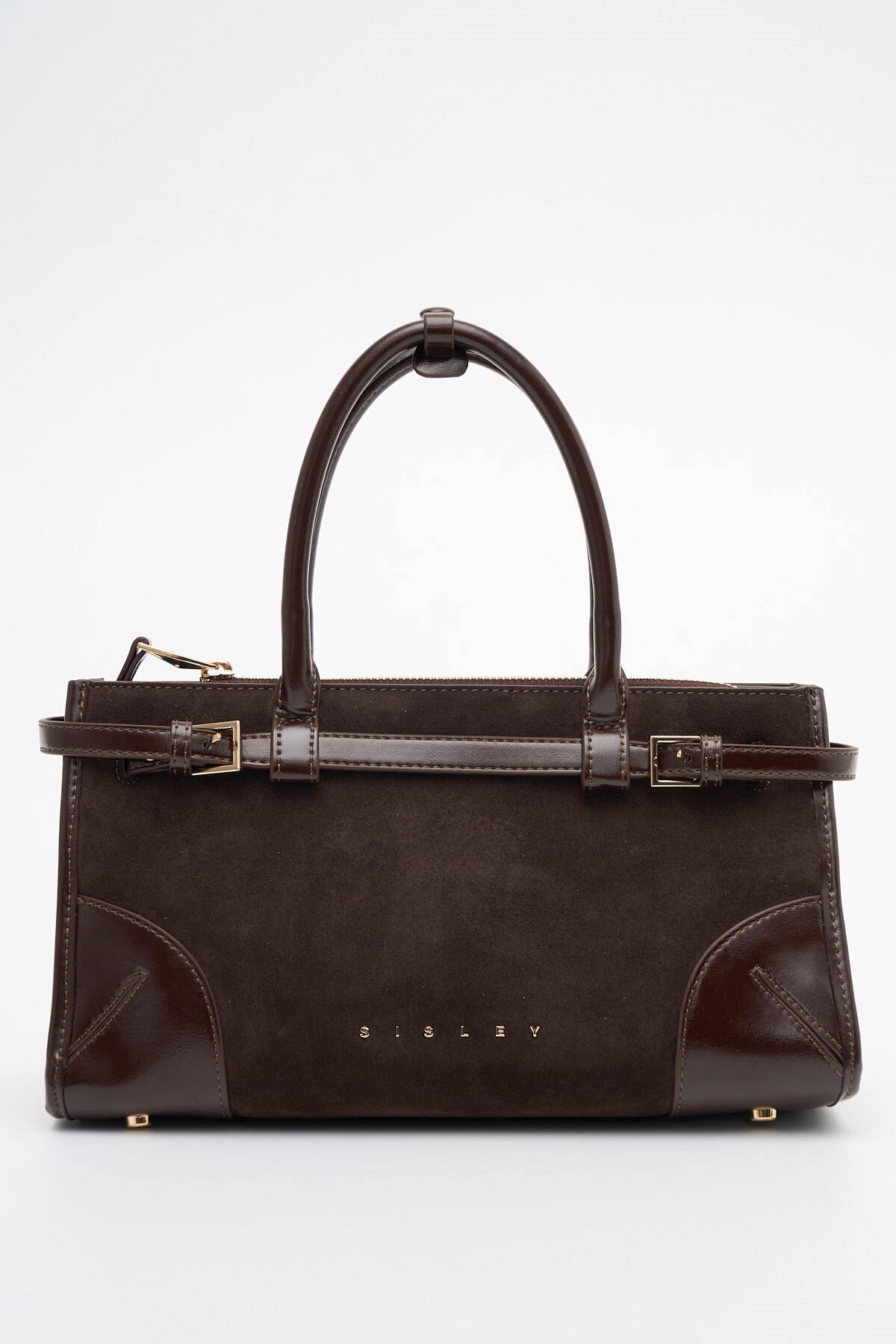 Sisley Kadın El Çantası SLY470 Süet Kahve