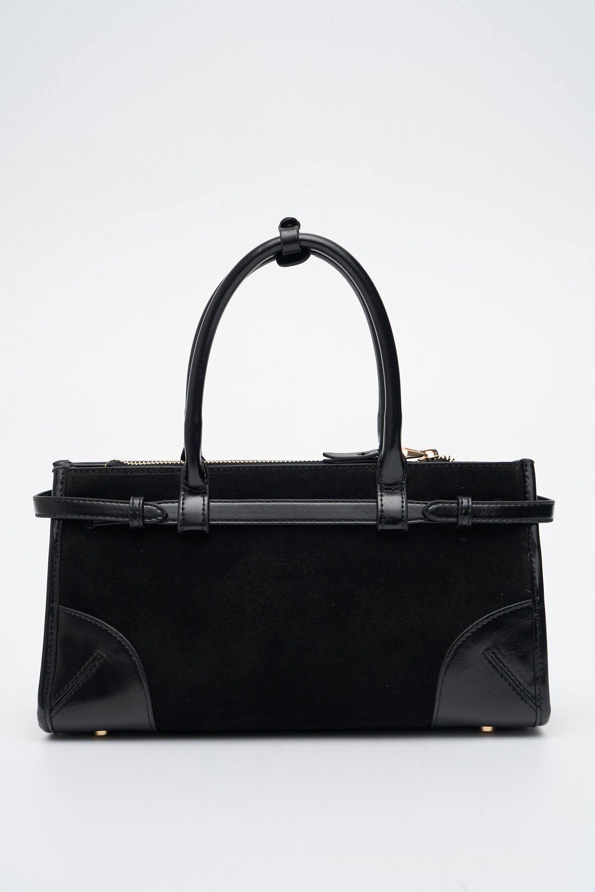 Sisley Kadın El Çantası SLY470 Süet Siyah
