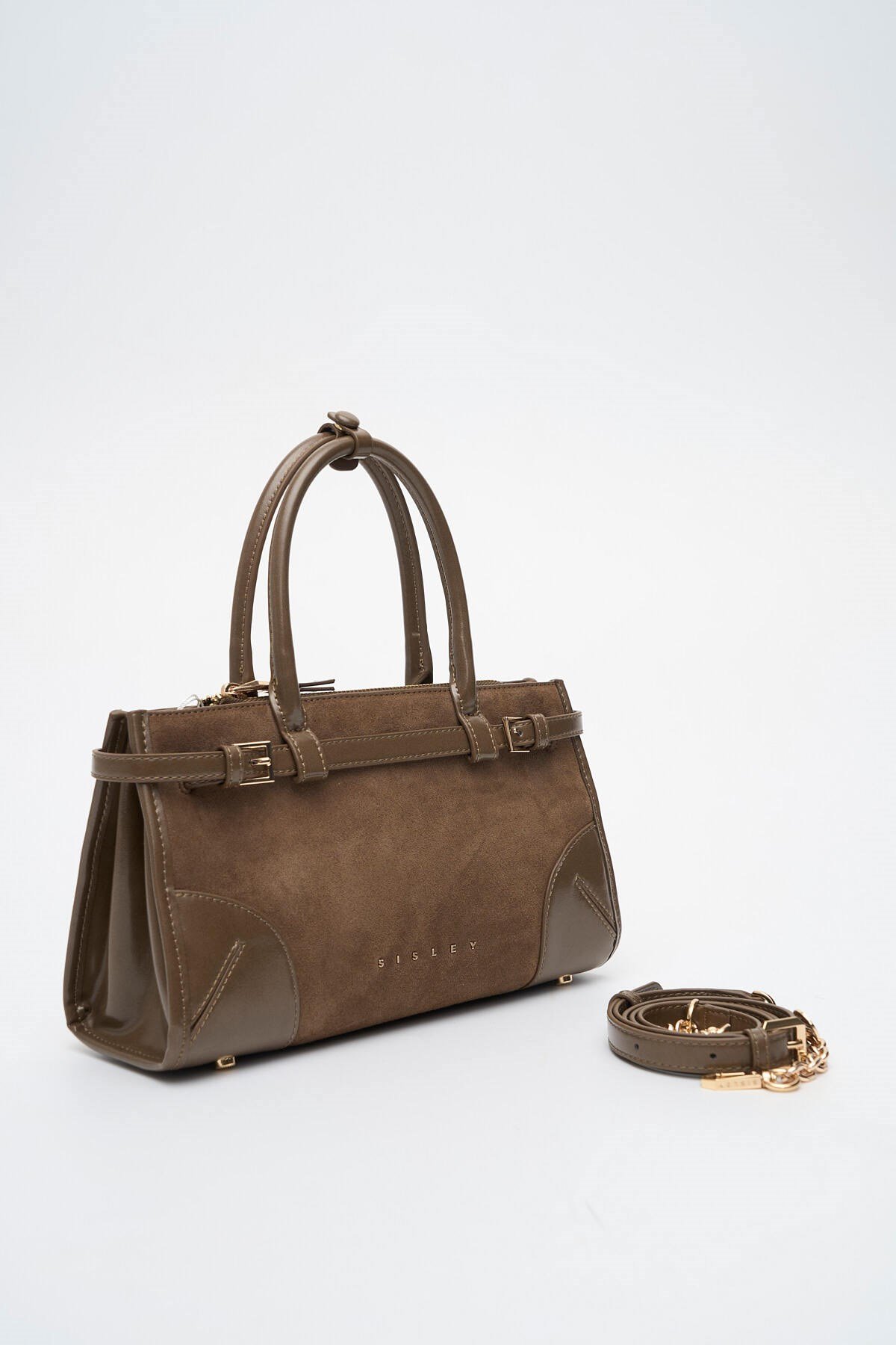 Sisley Kadın El Çantası SLY470 Süet Vizon