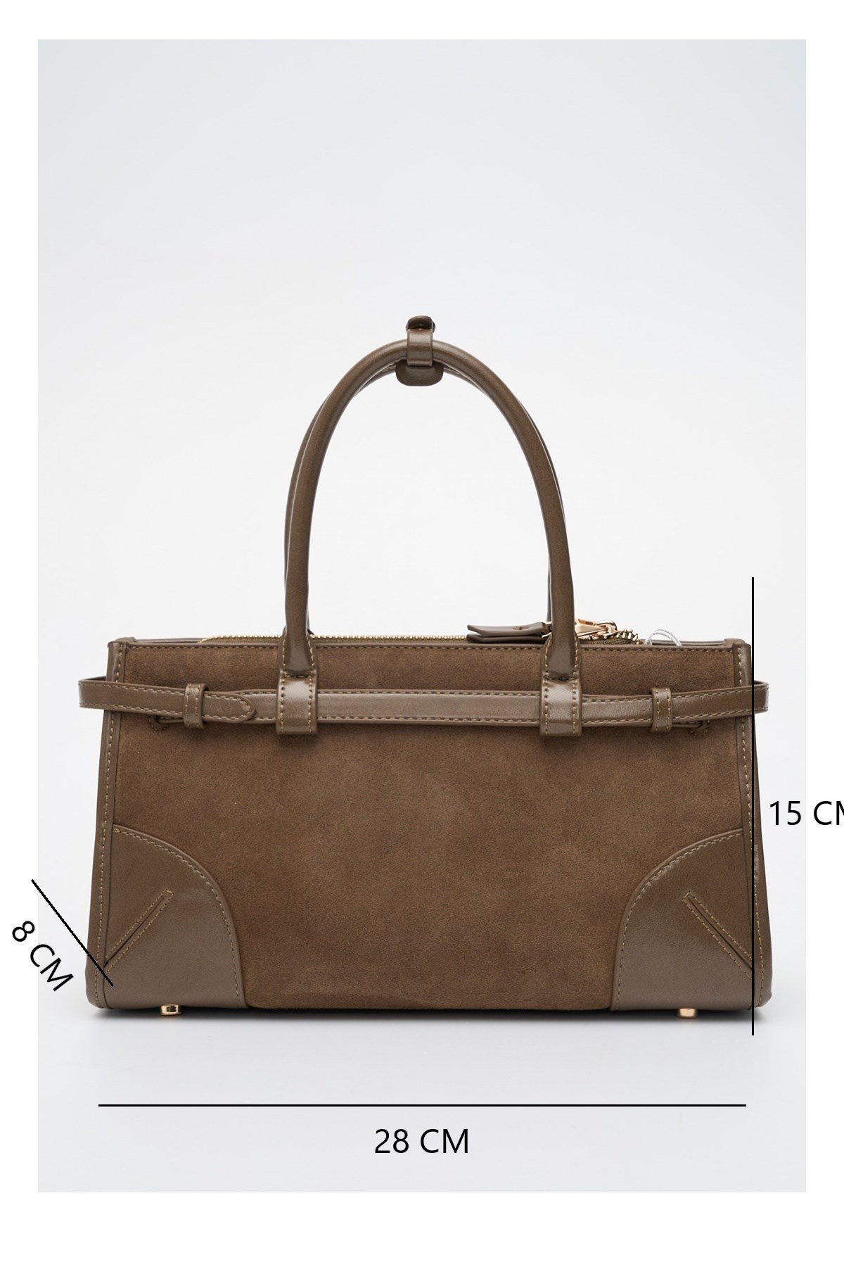 Sisley Kadın El Çantası SLY470 Süet Vizon