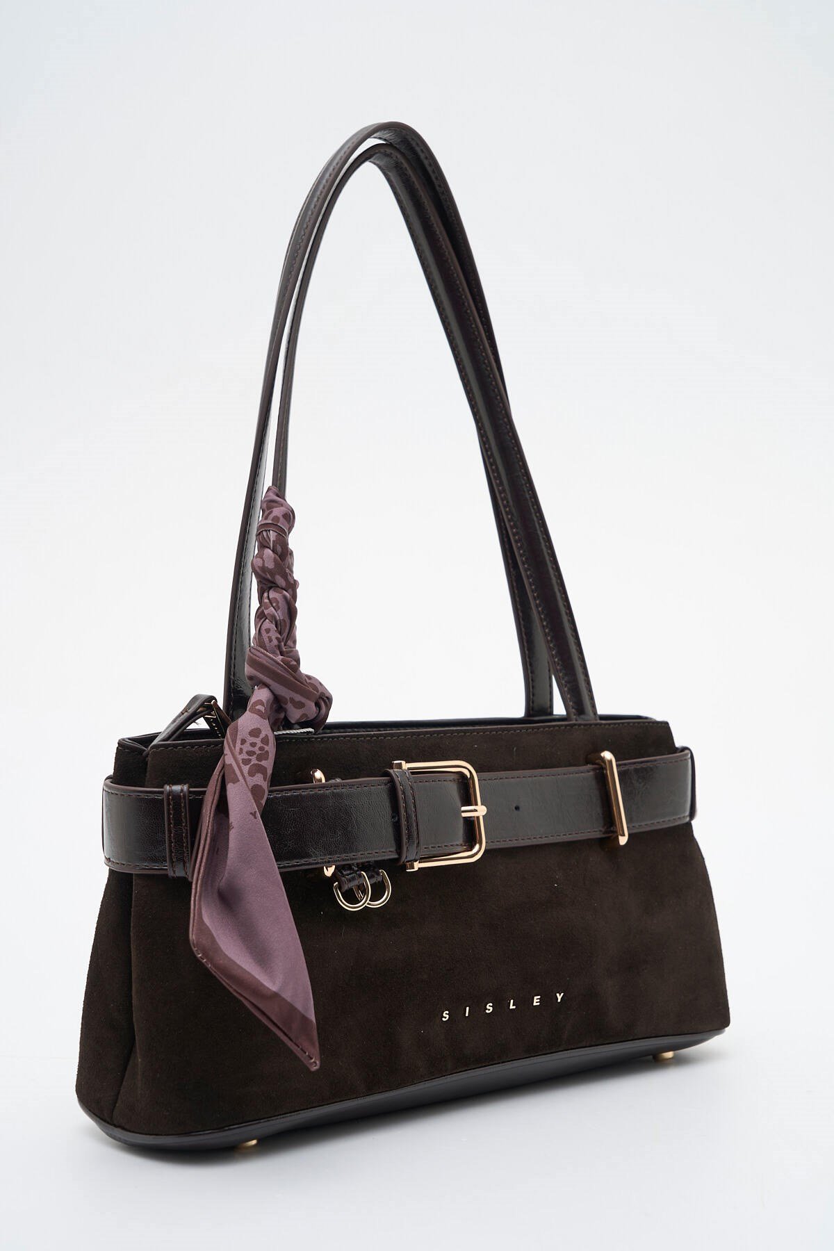 Sisley Kadın Kol Çantası SLY471 Süet Kahve