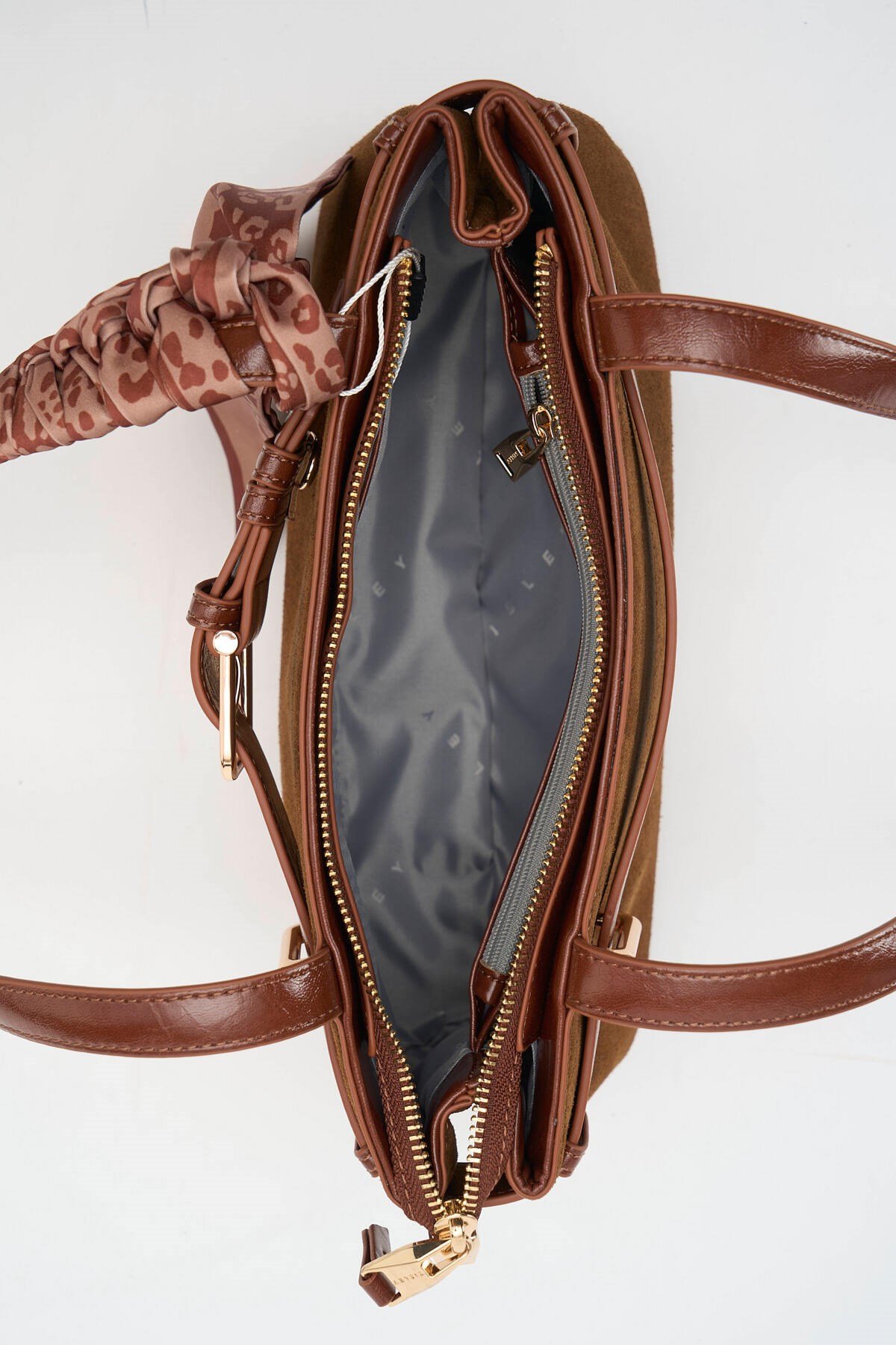 Sisley Kadın Kol Çantası SLY471 Süet Taba
