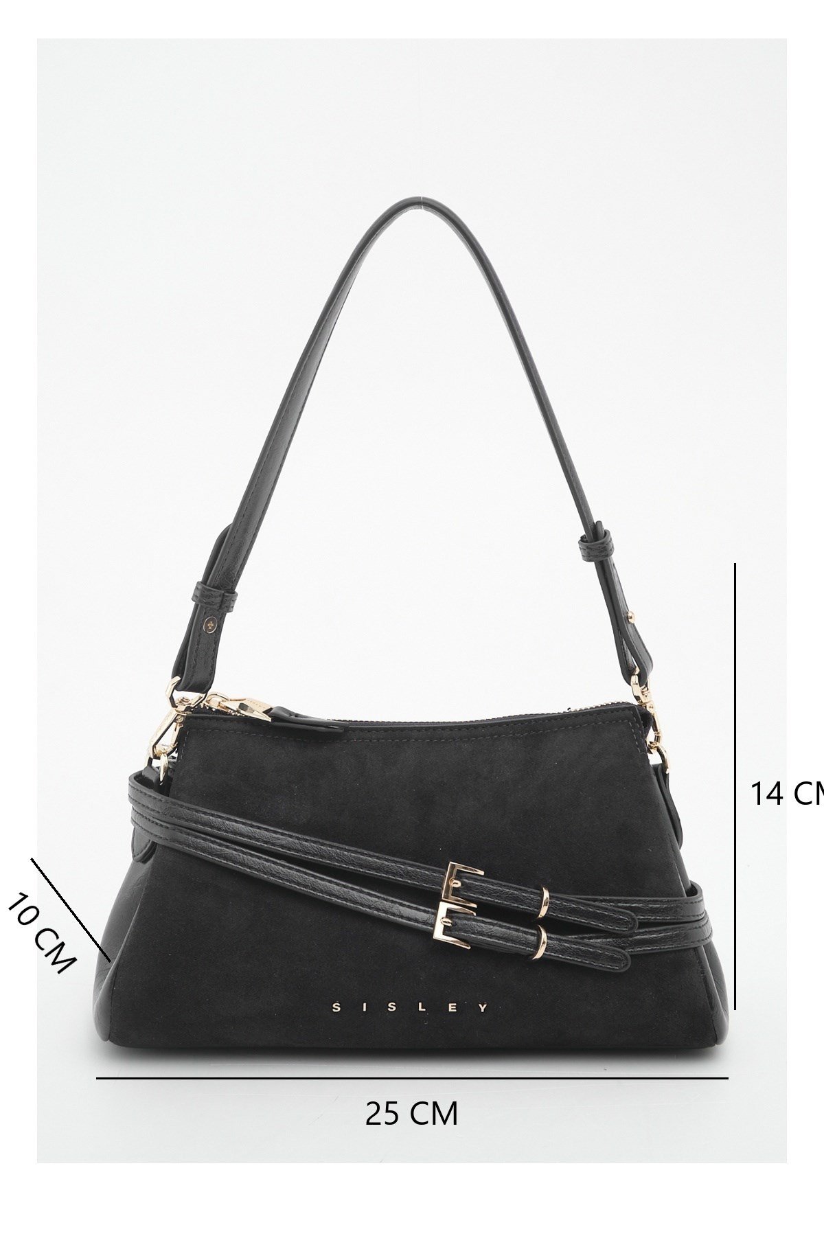 Sisley Kadın Kol Çantası SLY472 Siyah