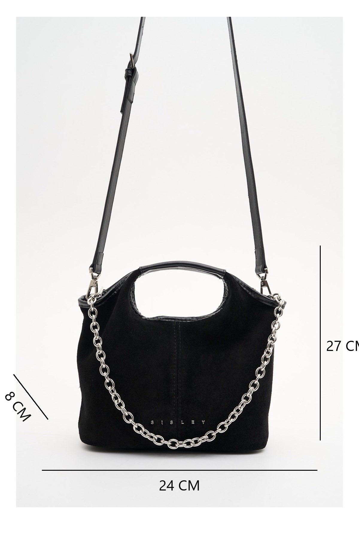 Sisley Kadın Kol Çantası SLY510 Siyah