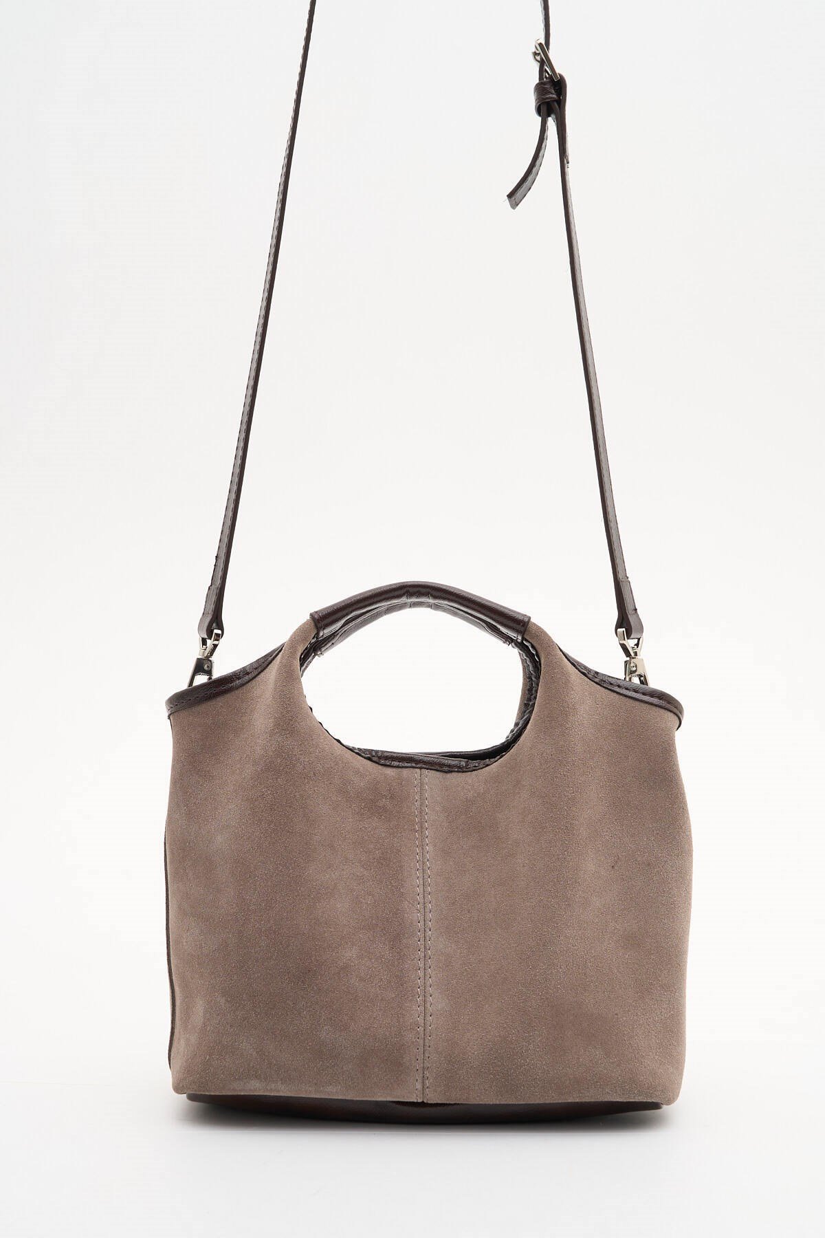Sisley Kadın Kol Çantası SLY510 Taş-Kahve