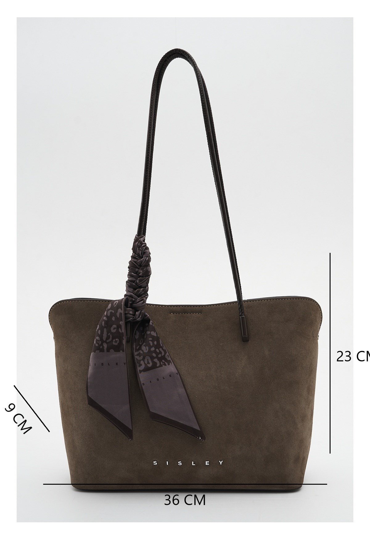 Sisley Kadın Kol Çantası SLY520 Taş-Kahve