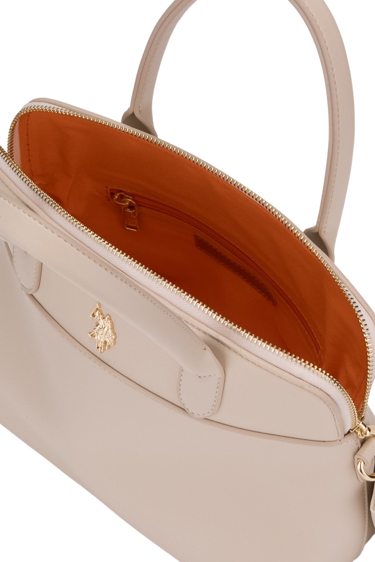 U.S. Polo Assn. Kadın Postacı Çantası Us26186 Bej