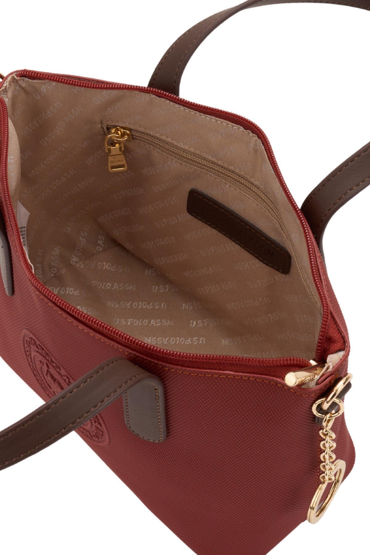U.S. Polo Assn. Kadın Omuz Çantası Us26678 Kiremit-Kahve
