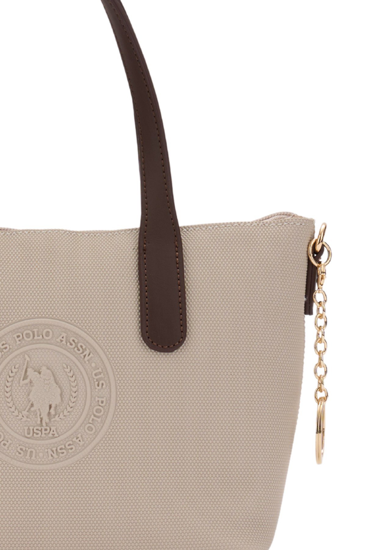 U.S. Polo Assn. Kadın Omuz Çantası Us26678 Taş-Kahve