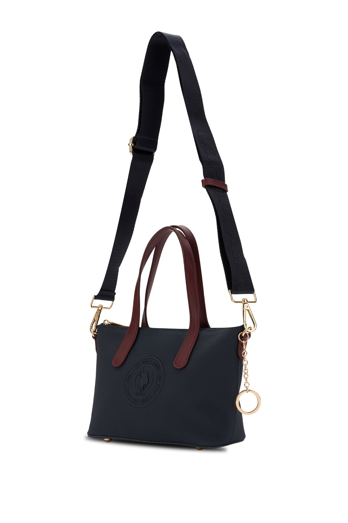 U.S. Polo Assn. Kadın Omuz Çantası Us26678 lacivert-Bordo