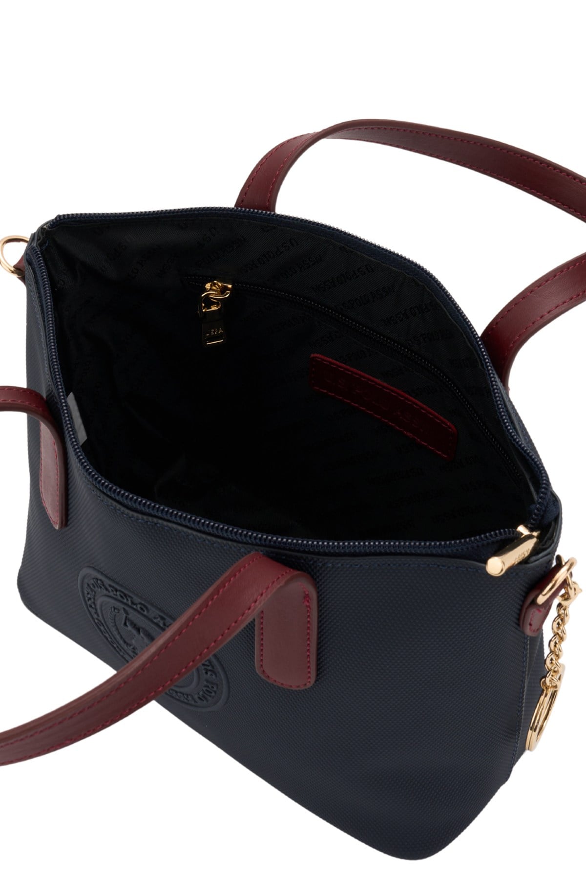 U.S. Polo Assn. Kadın Omuz Çantası Us26678 lacivert-Bordo
