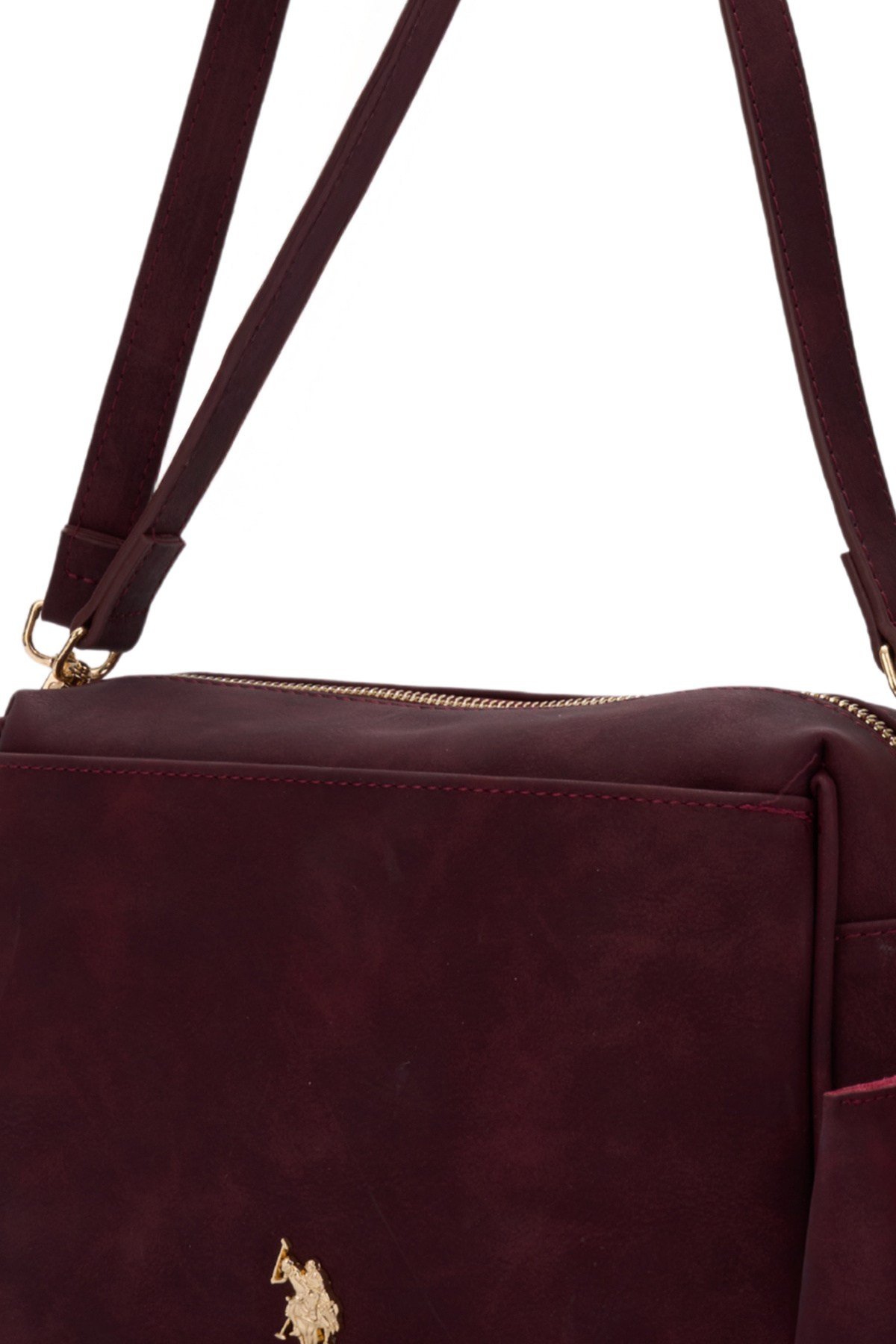 U.S. Polo Assn. Kadın Omuz Çantası Us26619 Bordo