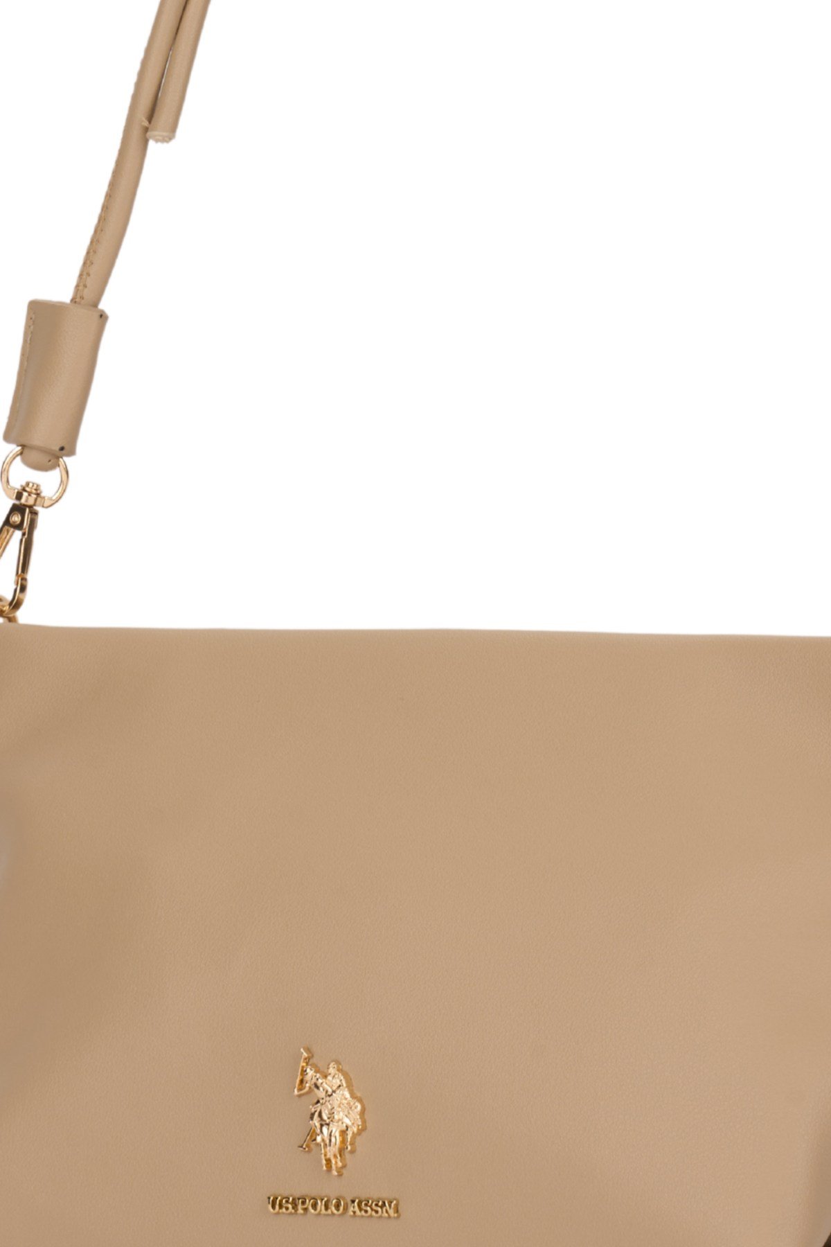 U.S. Polo Assn. Kadın Omuz Çantası Us26587 Koyu Bej