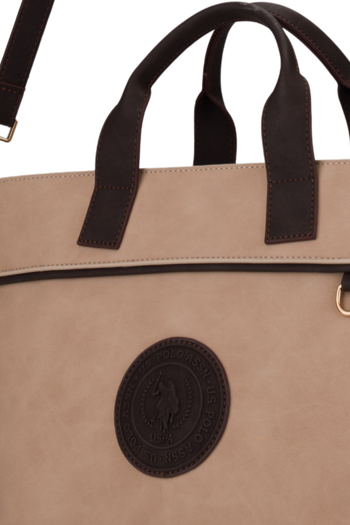 U.S. Polo Assn. Us26218 Kadın Postacı Çantası Bej-Kahve
