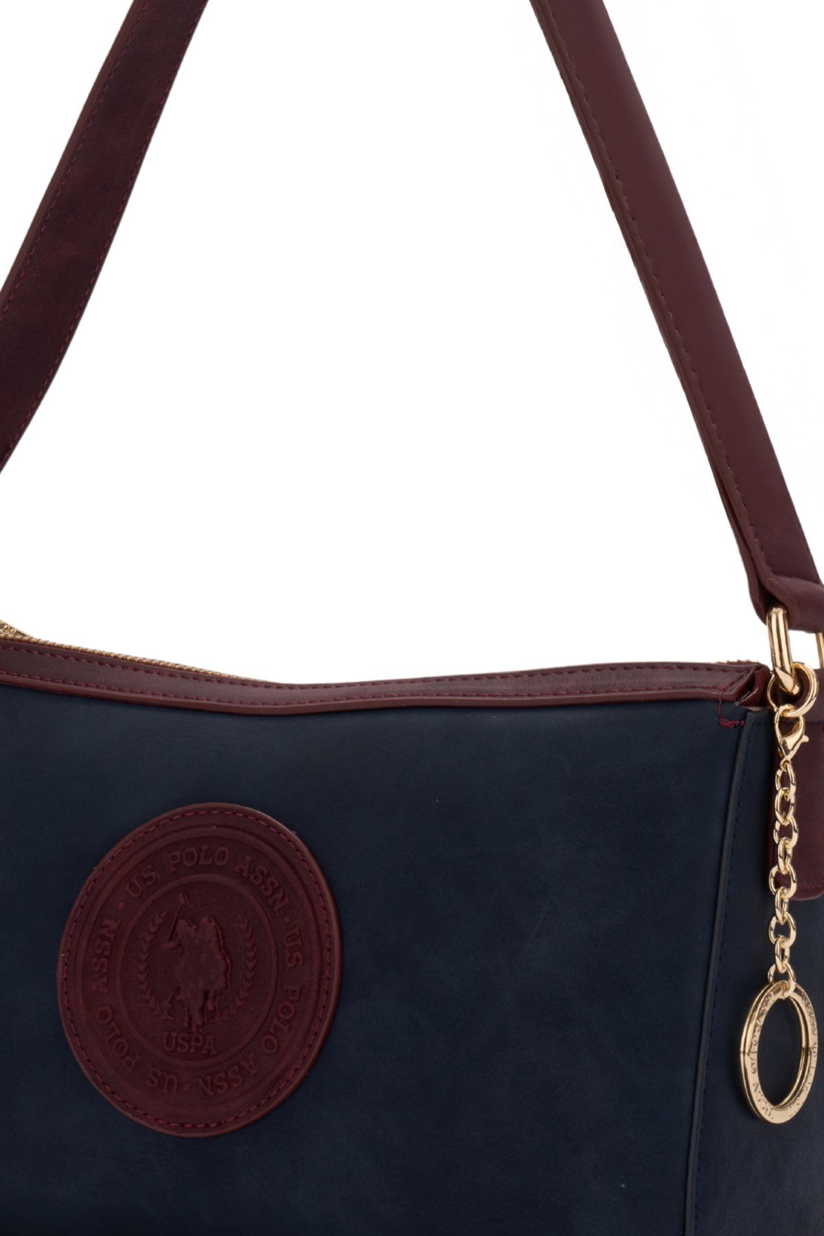 U.S. Polo Assn. Kadın Omuz Çantası Us26634 lacivert-Bordo